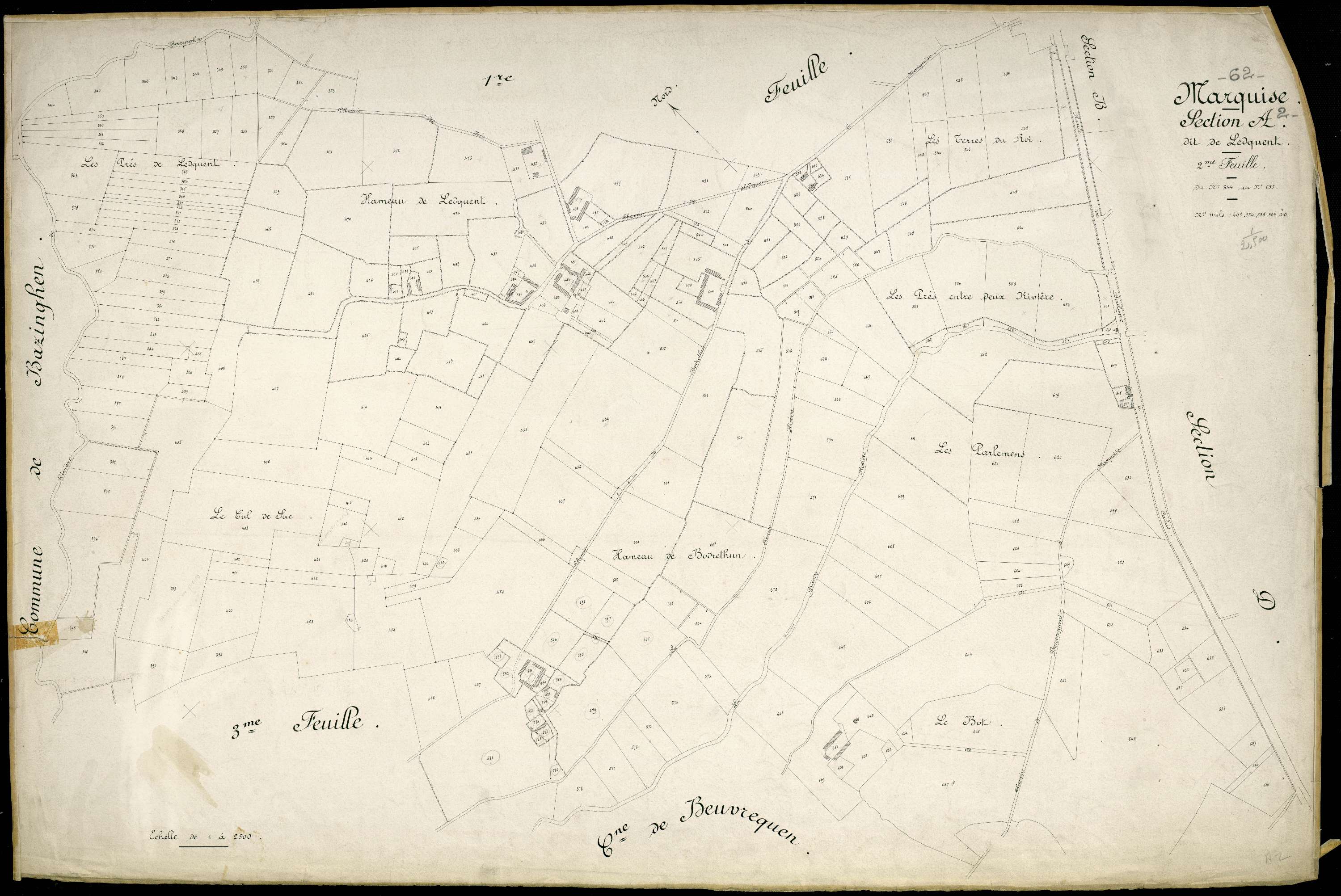 Marquise - Section A, 2e feuille