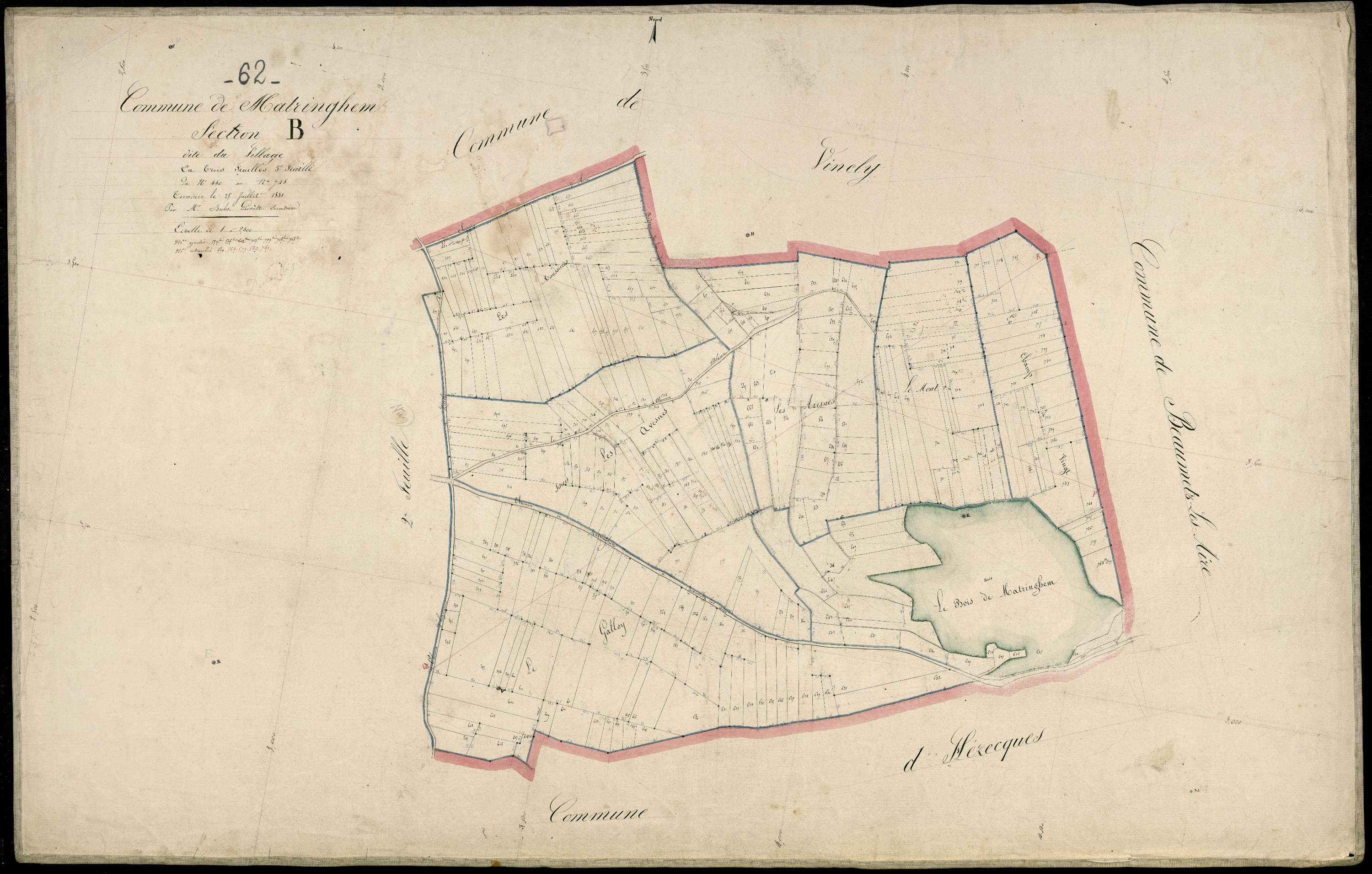 Matringhem - Section B, 3e feuille