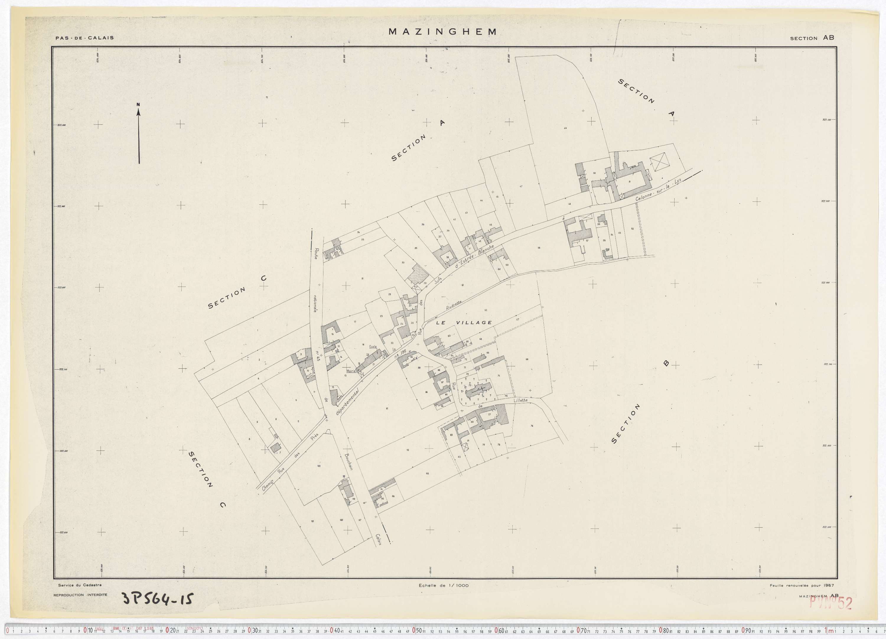 Mazinghem - Section AB.