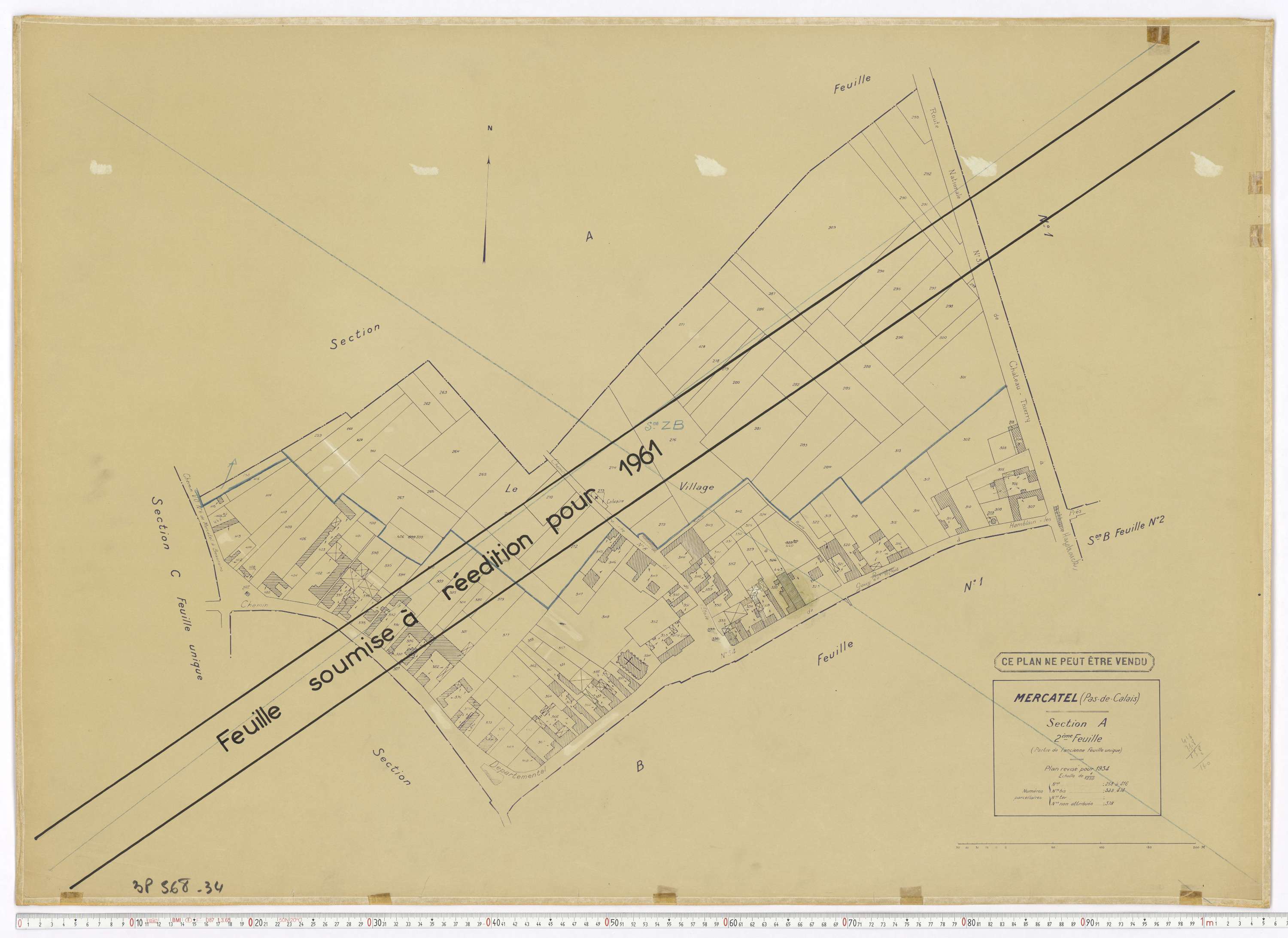 Mercatel - Section A, feuille 2.
