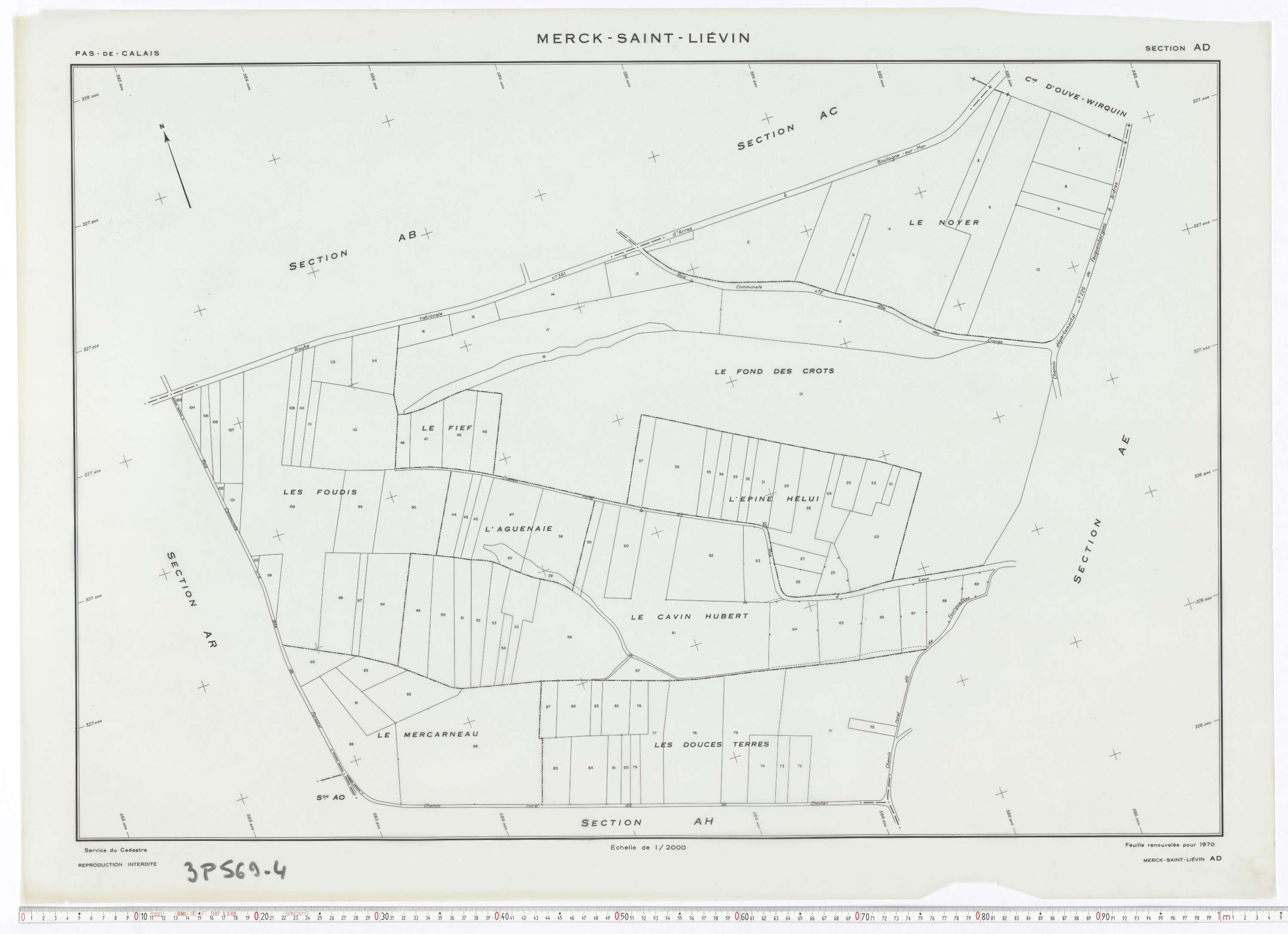 Merck-Saint-Liévin - Section AD.