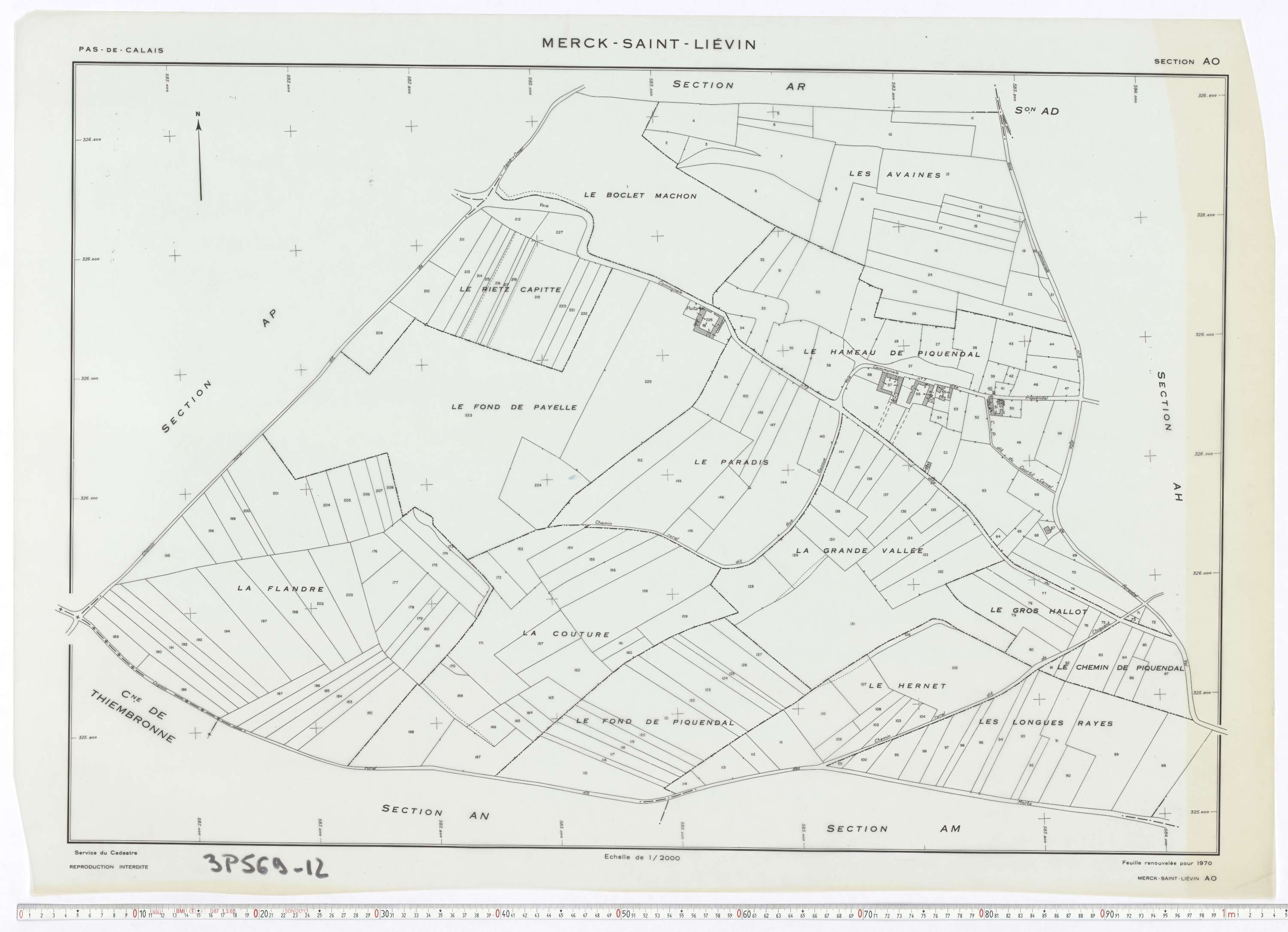 Merck-Saint-Liévin - Section AO.