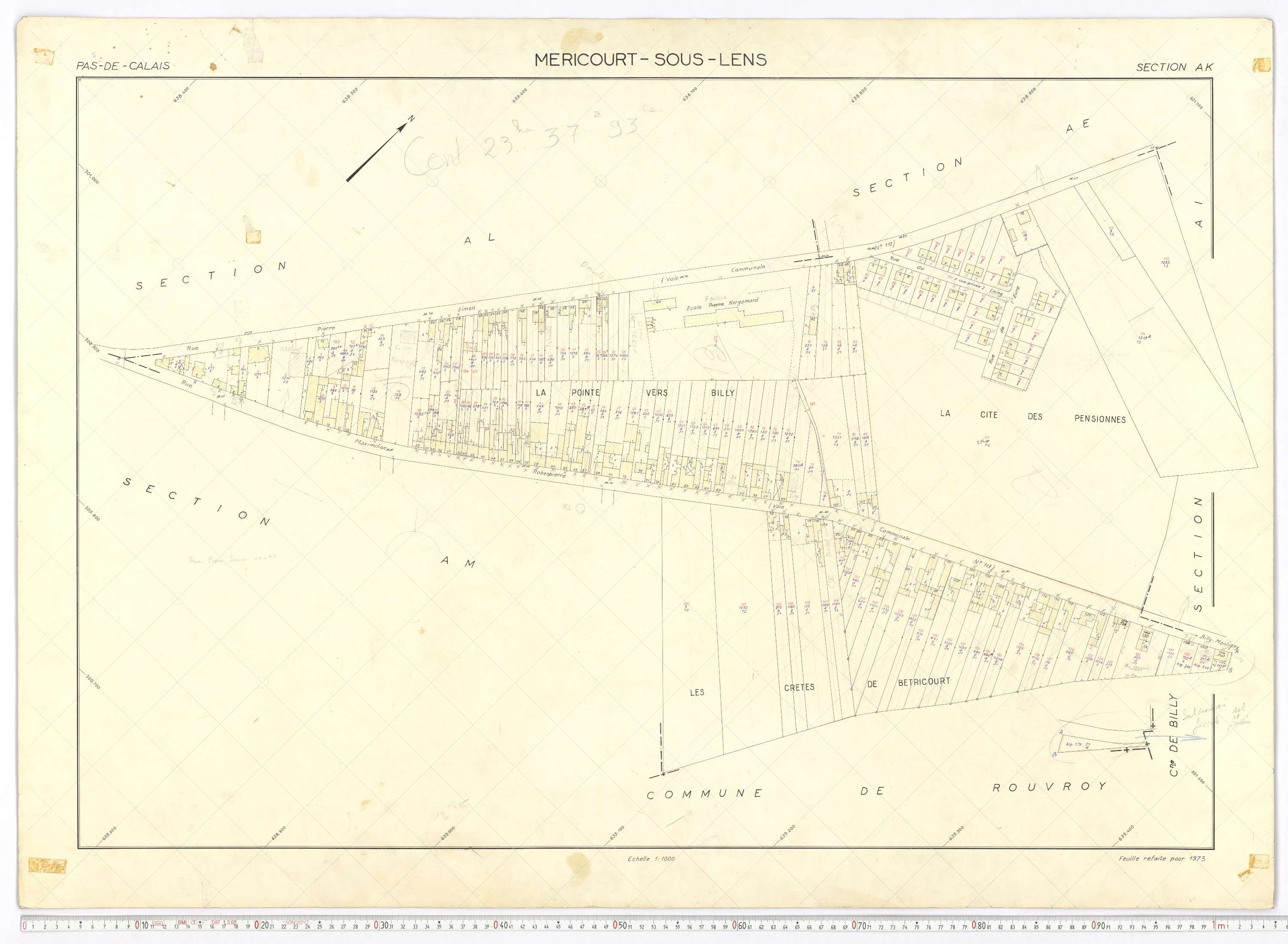 Méricourt - Section AK.