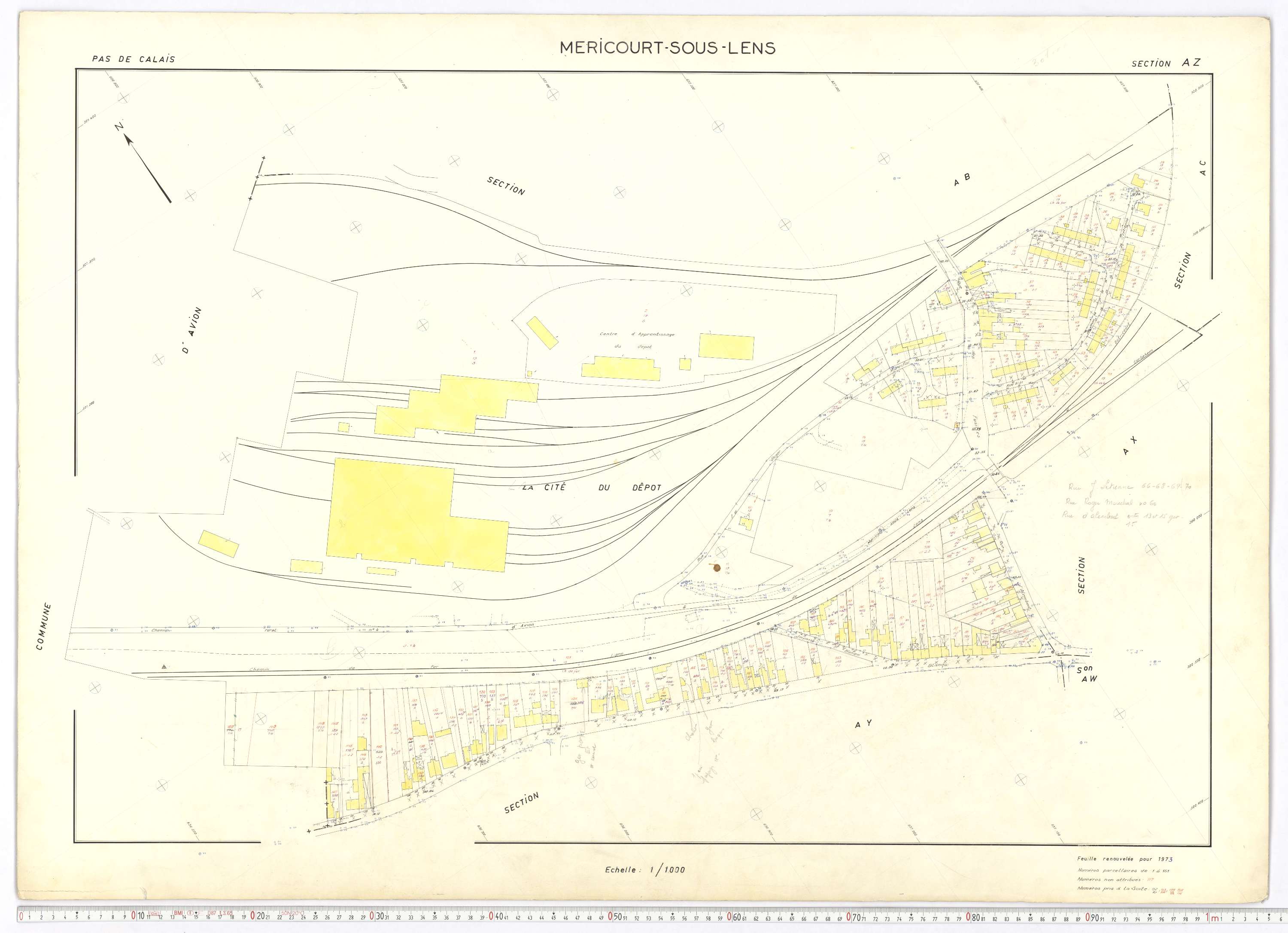 Méricourt - Section AZ.