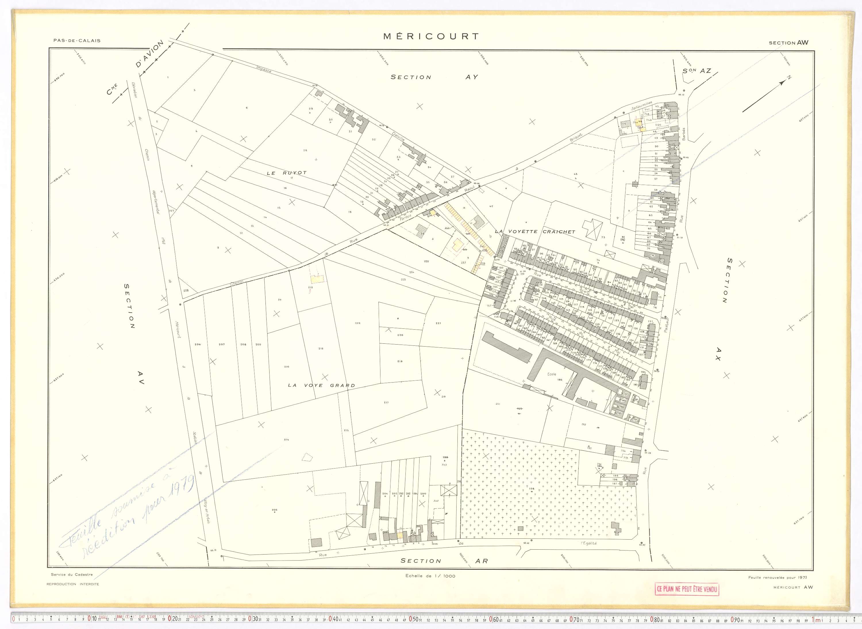Méricourt - Section AW.