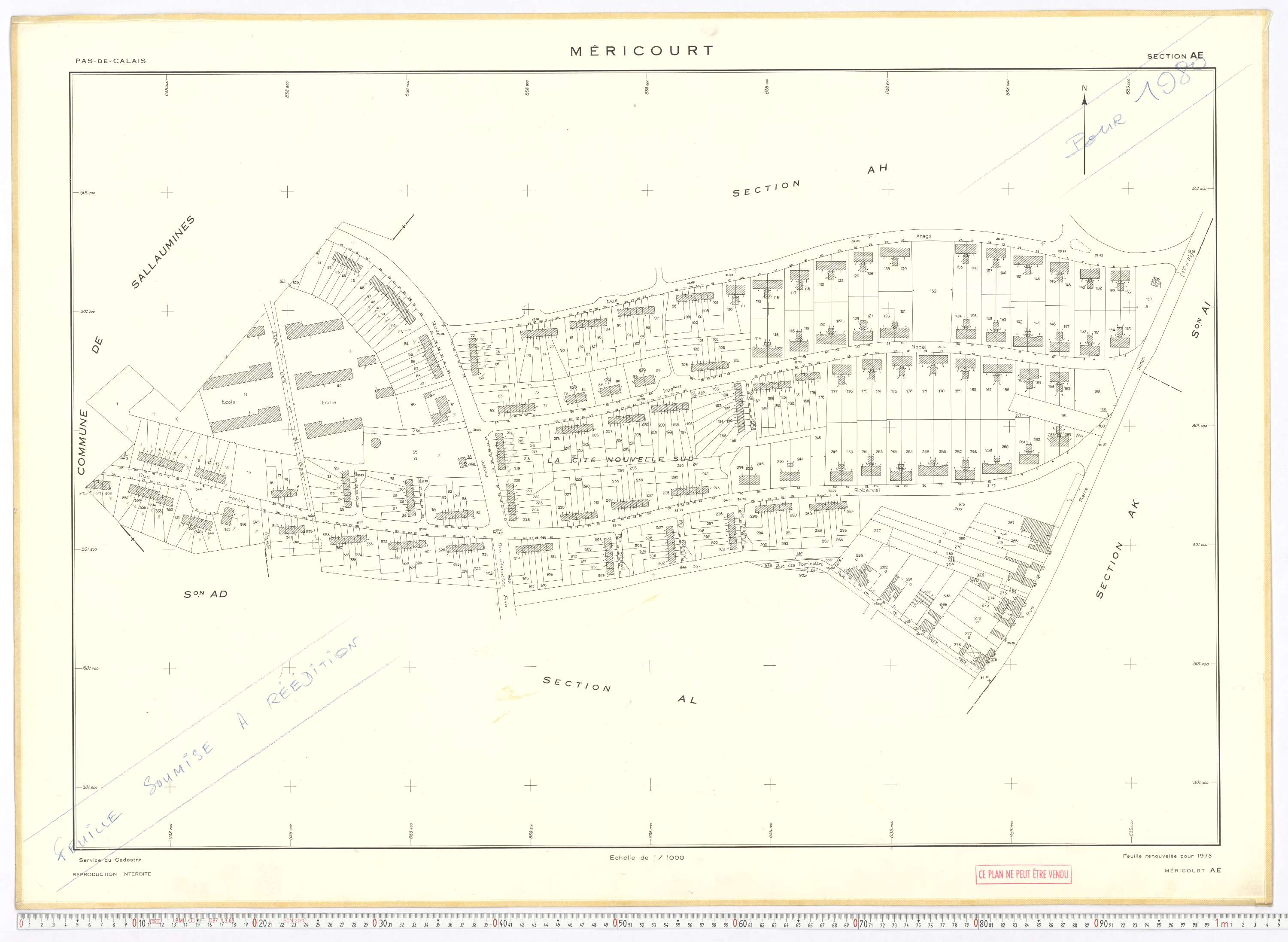 Méricourt - Section AE.