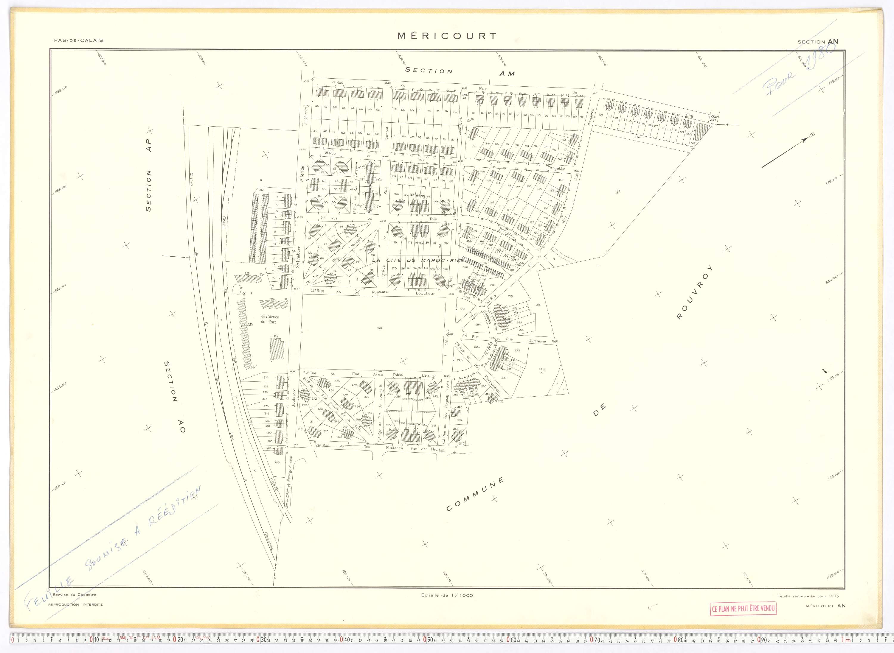 Méricourt - Section AN.