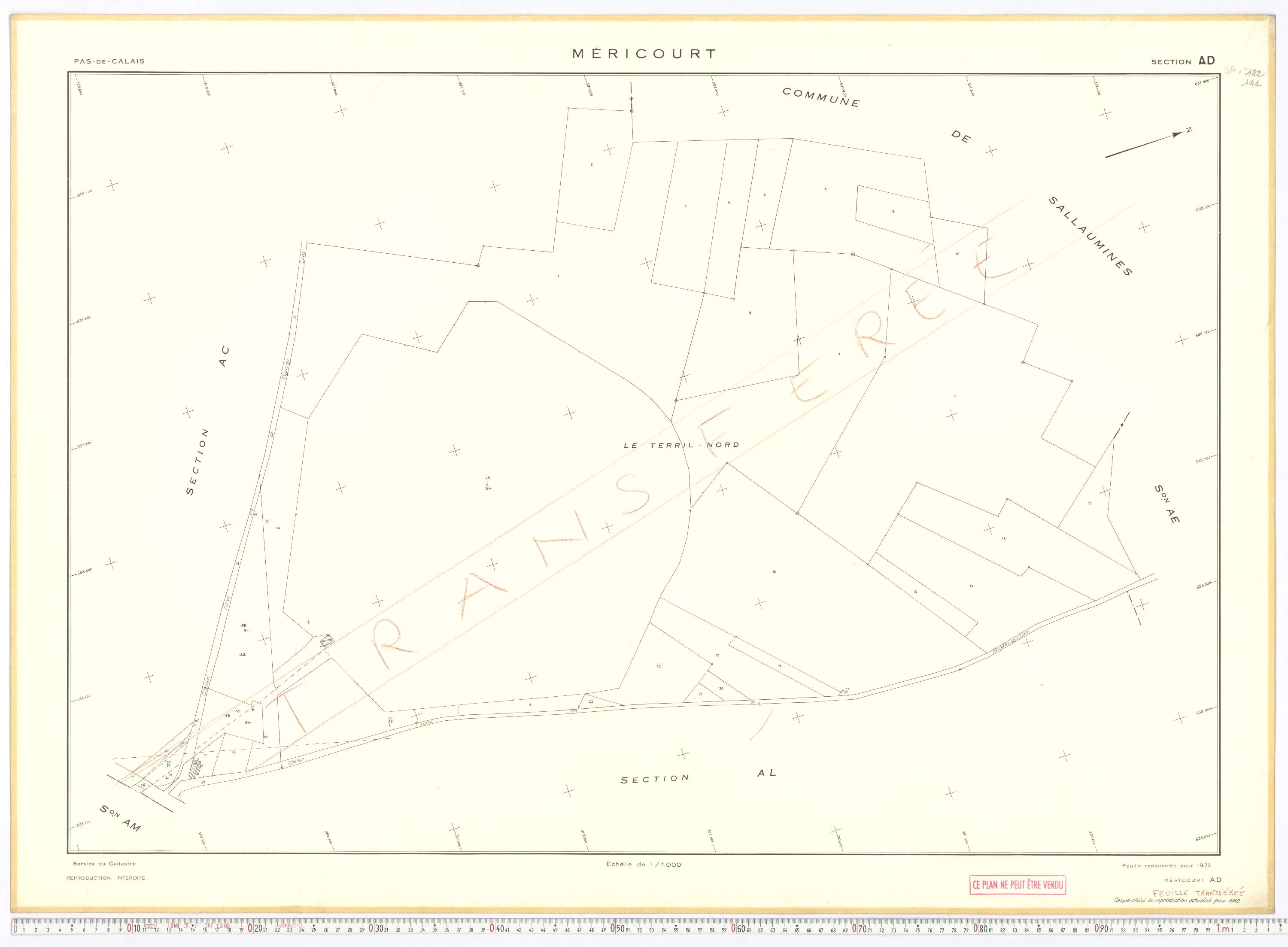 Méricourt - Section AD.