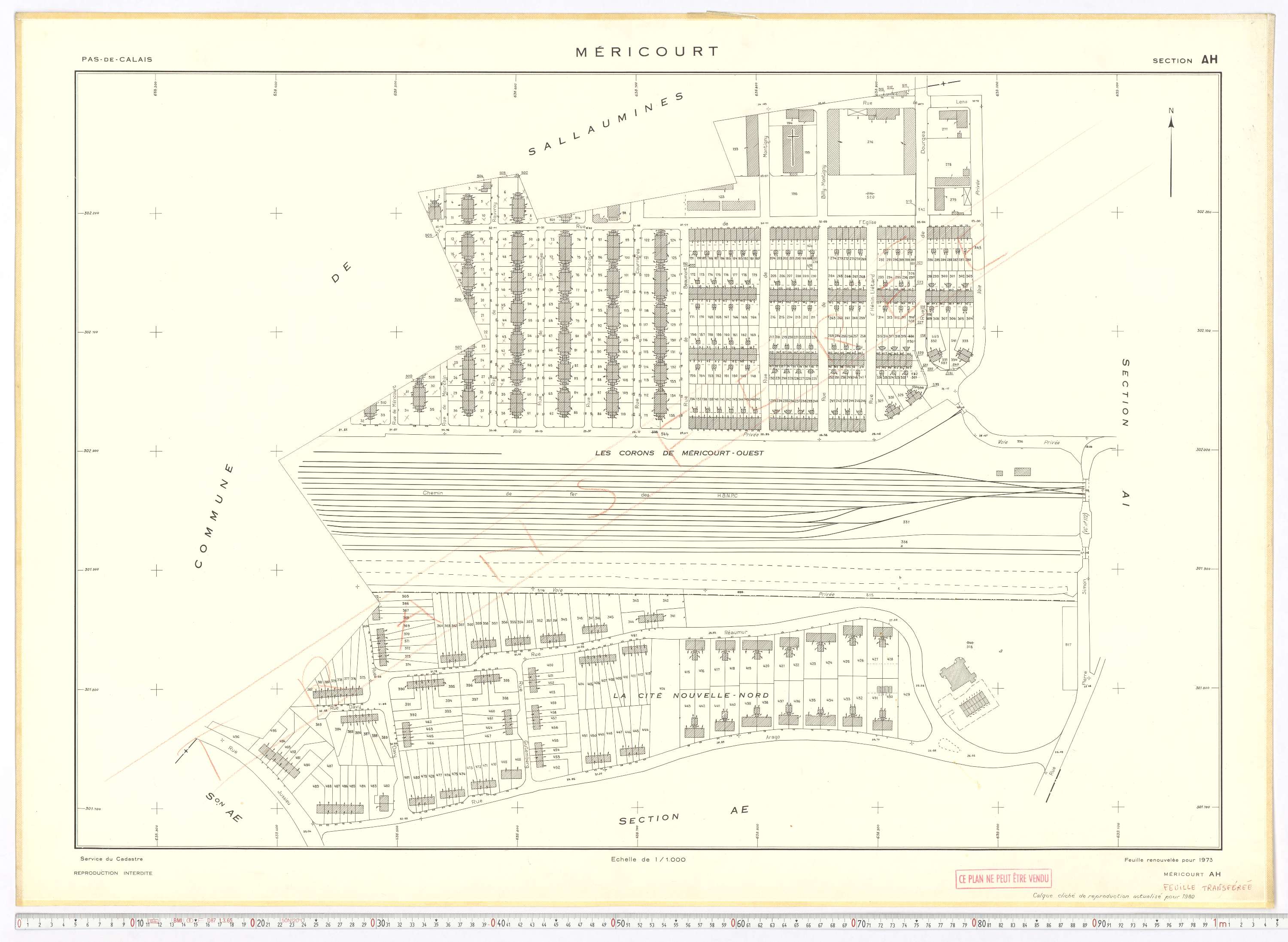 Méricourt - Section AH.
