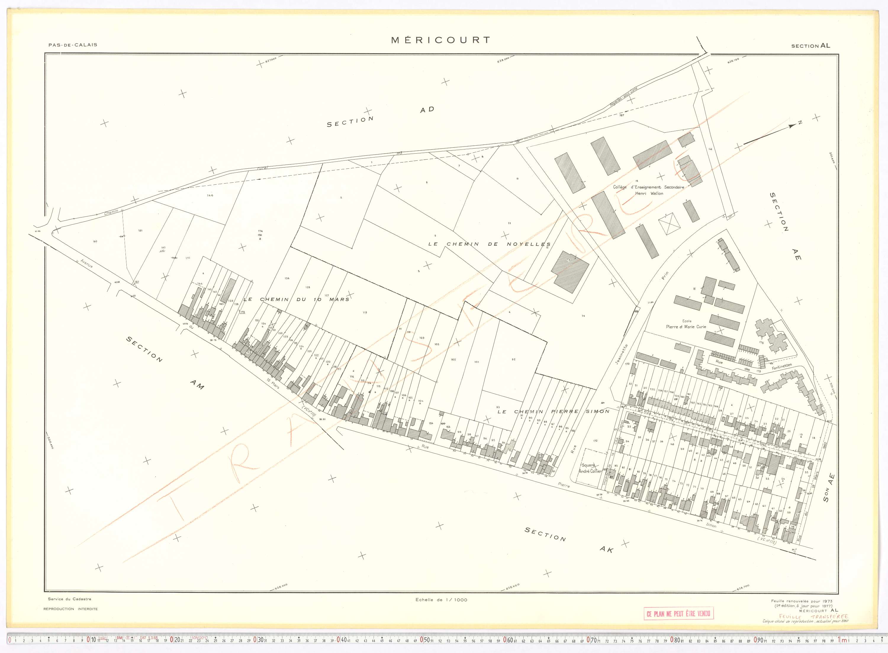 Méricourt - Section AL.
