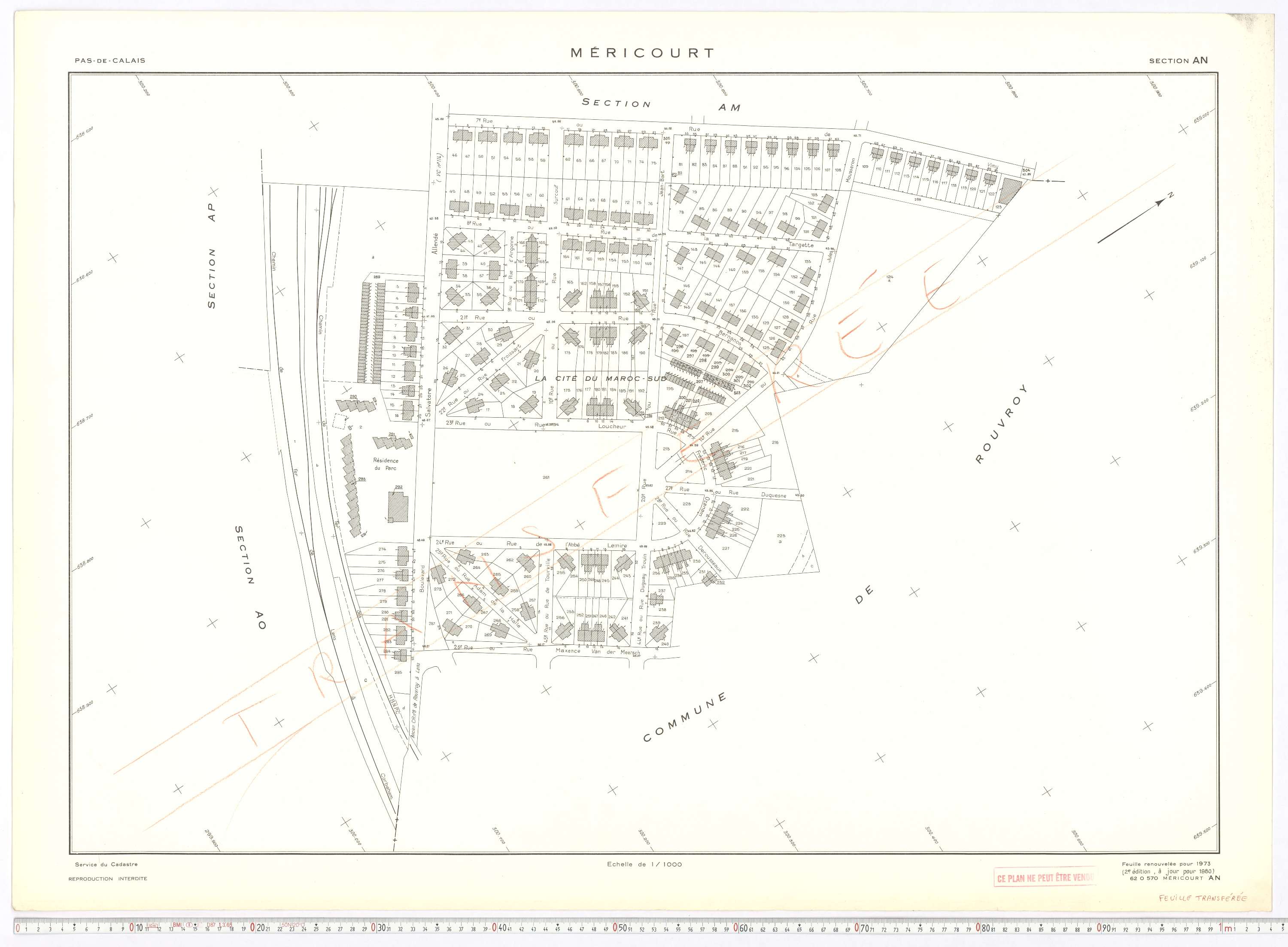 Méricourt - Section AN.