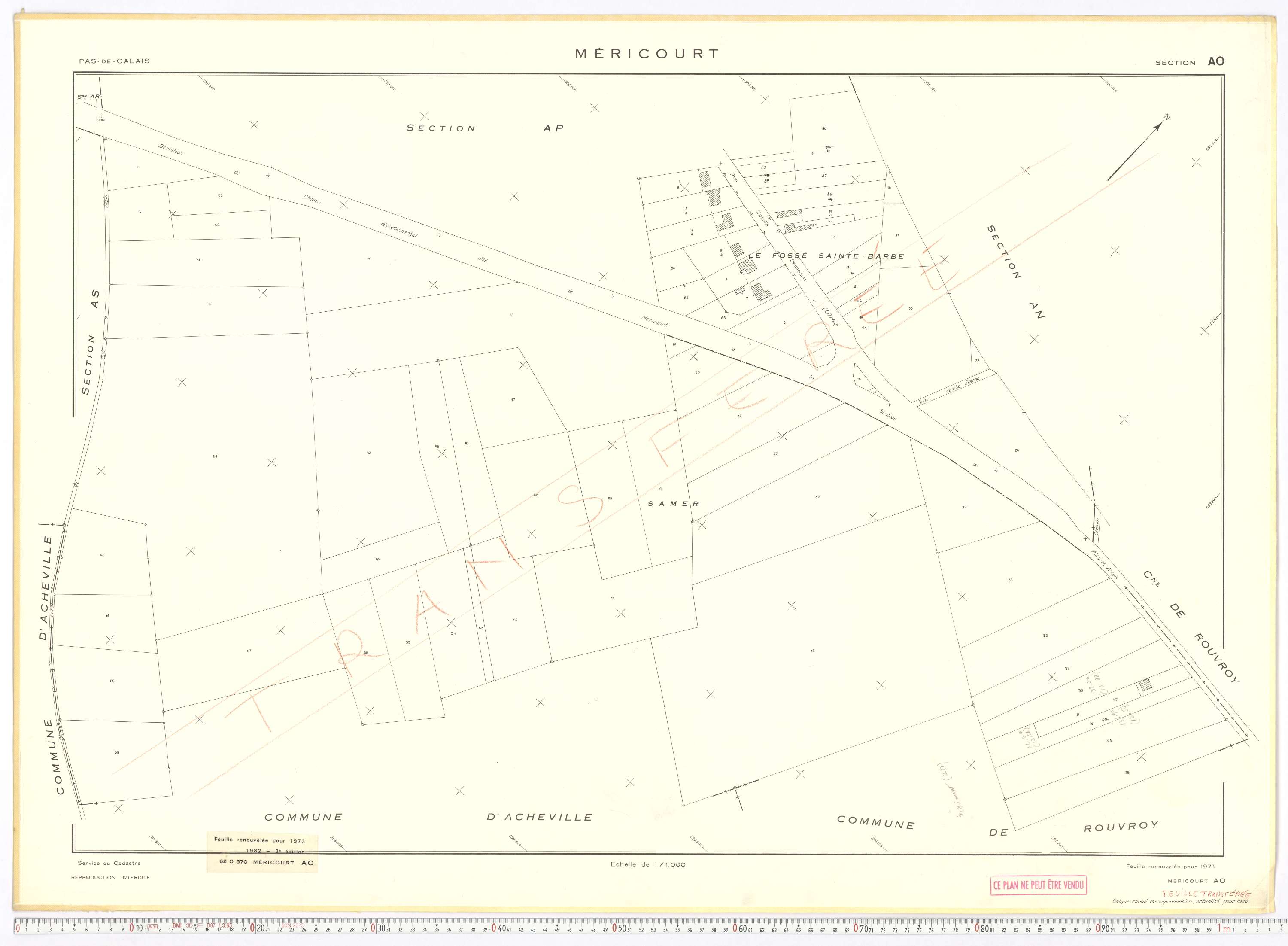 Méricourt - Section AO.