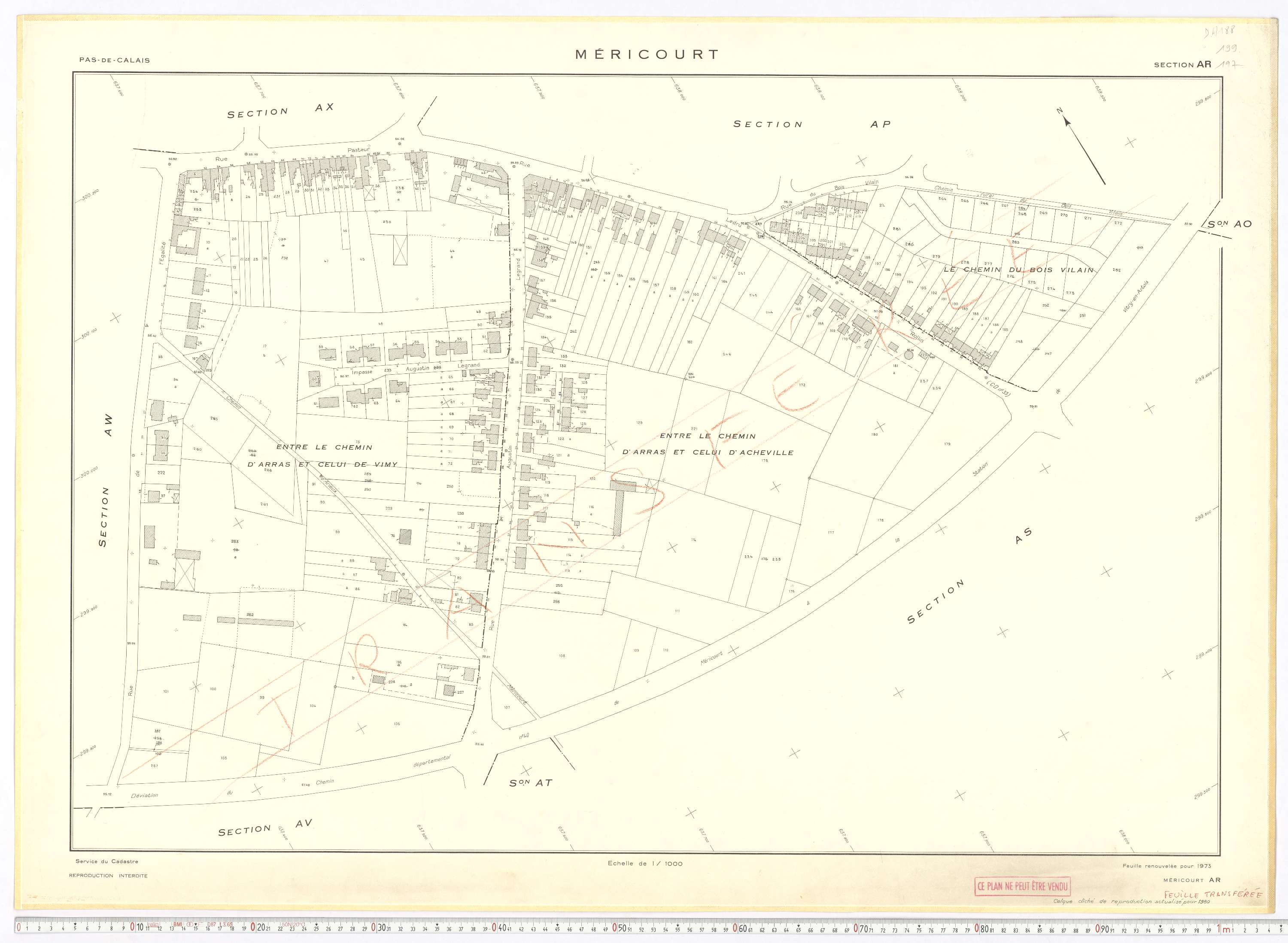 Méricourt - Section AR.