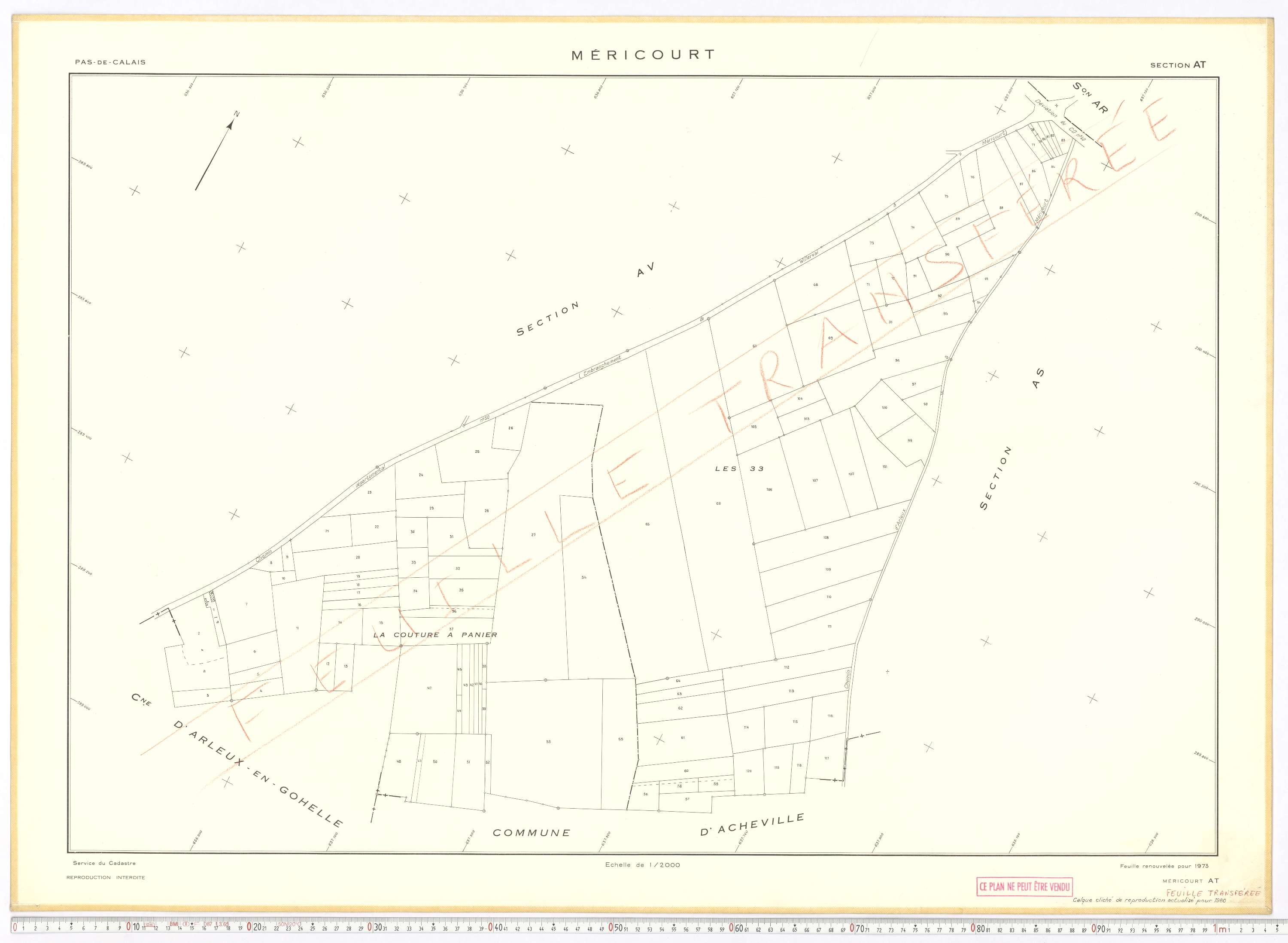 Méricourt - Section AT.
