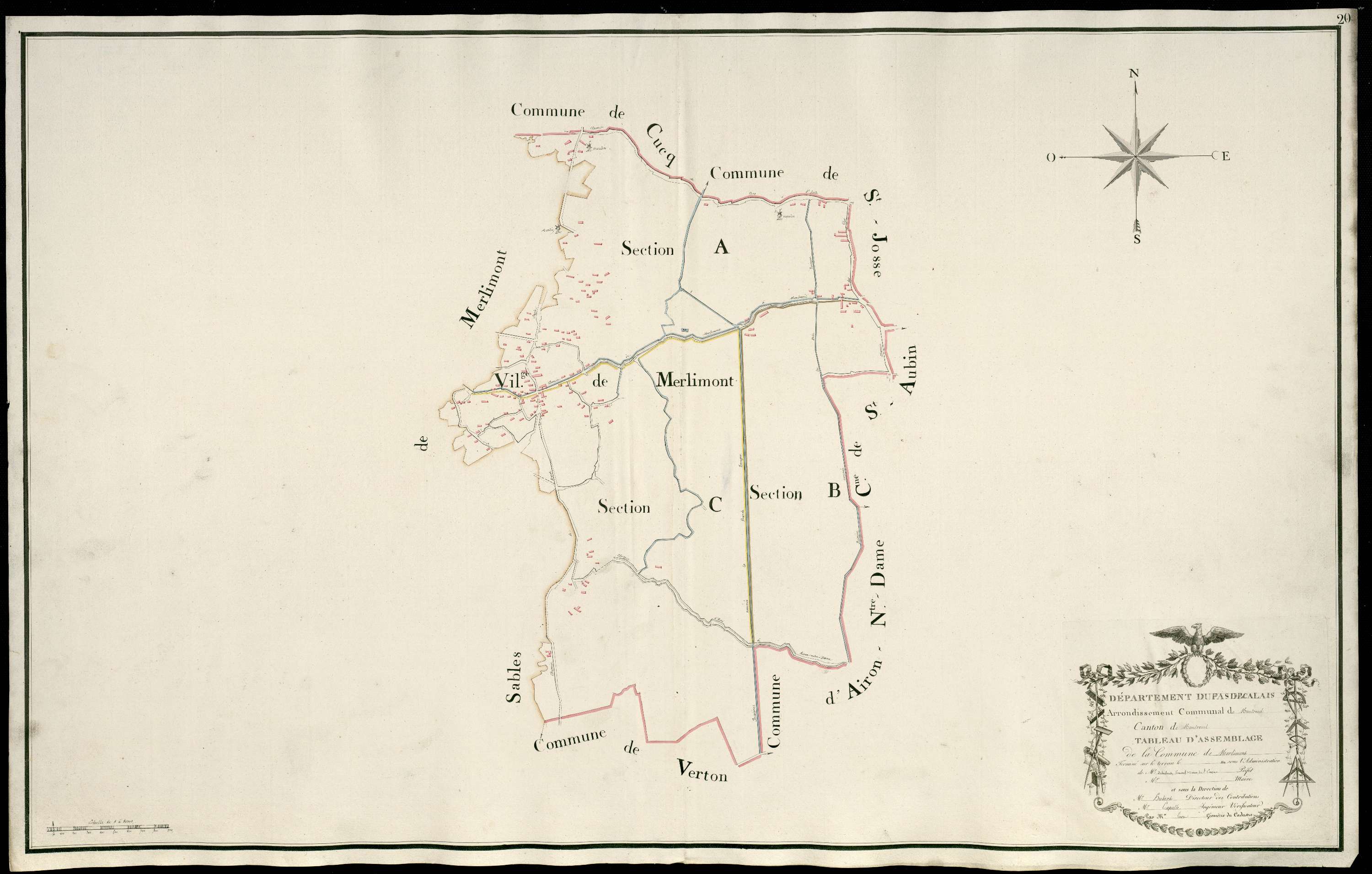 Merlimont - Tableau d'assemblage