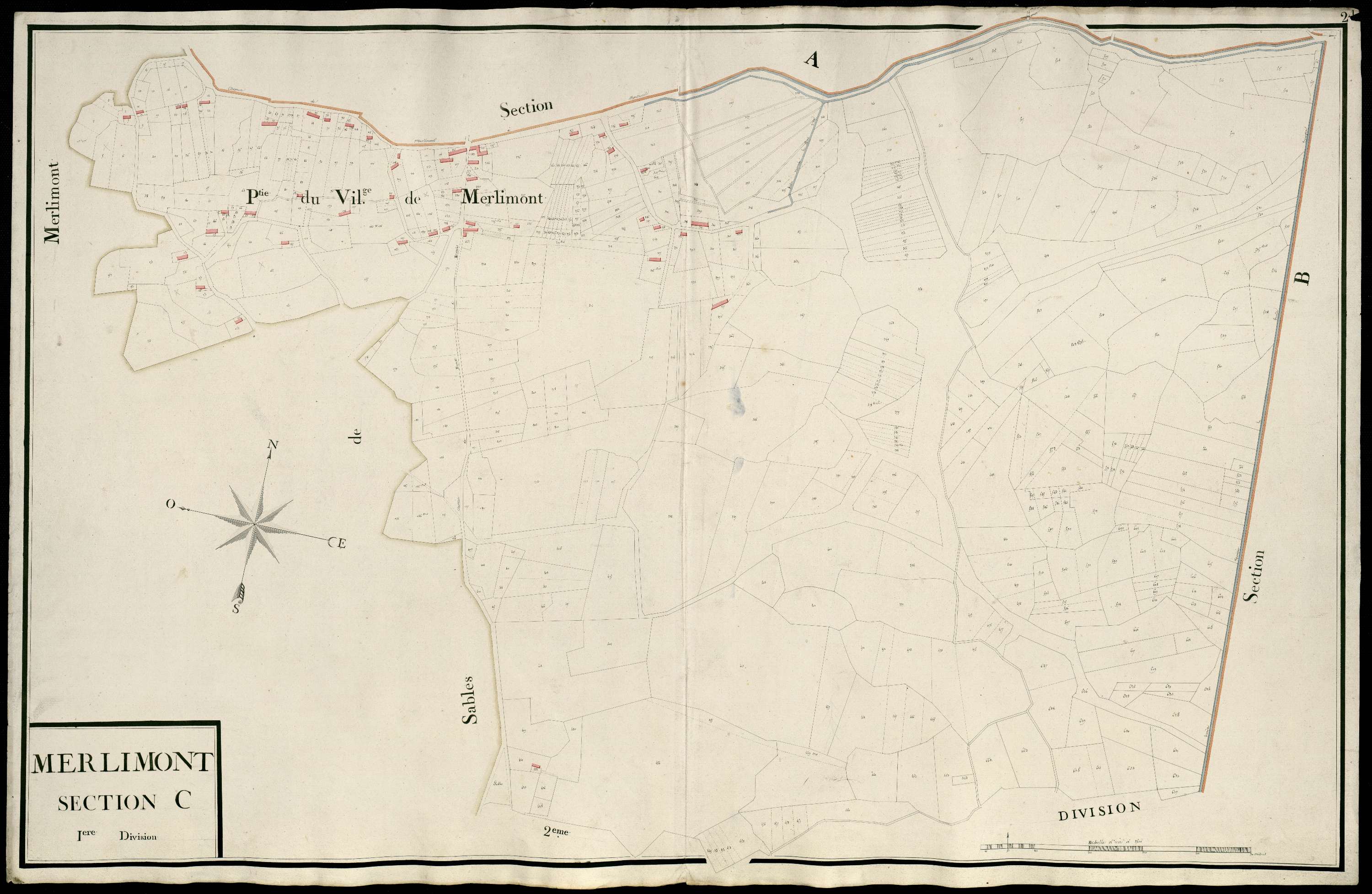 Merlimont - Section C, 1re feuille
