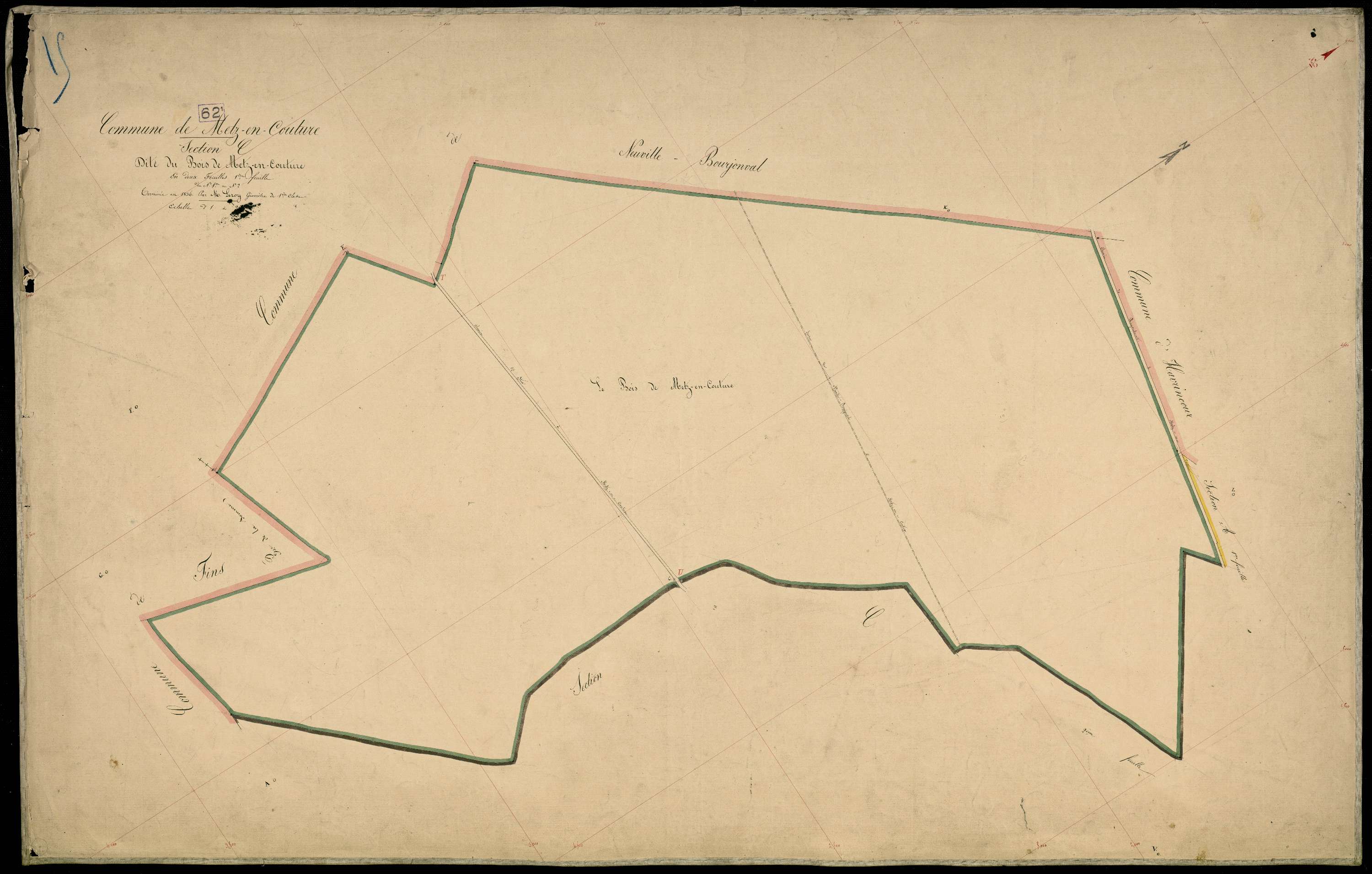 Metz-en-Couture - Section C, 1re feuille
