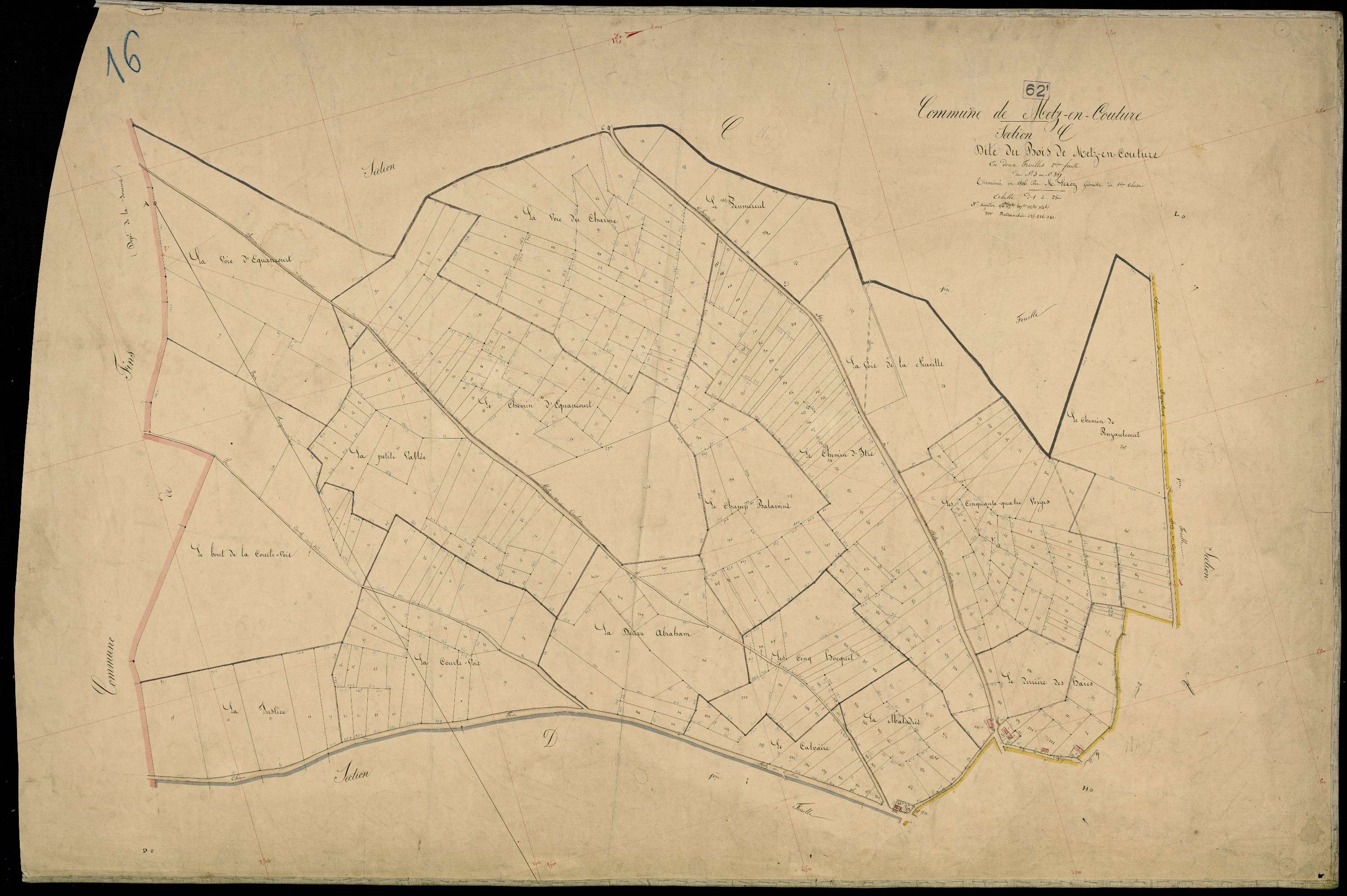 Metz-en-Couture - Section C, 2e feuille