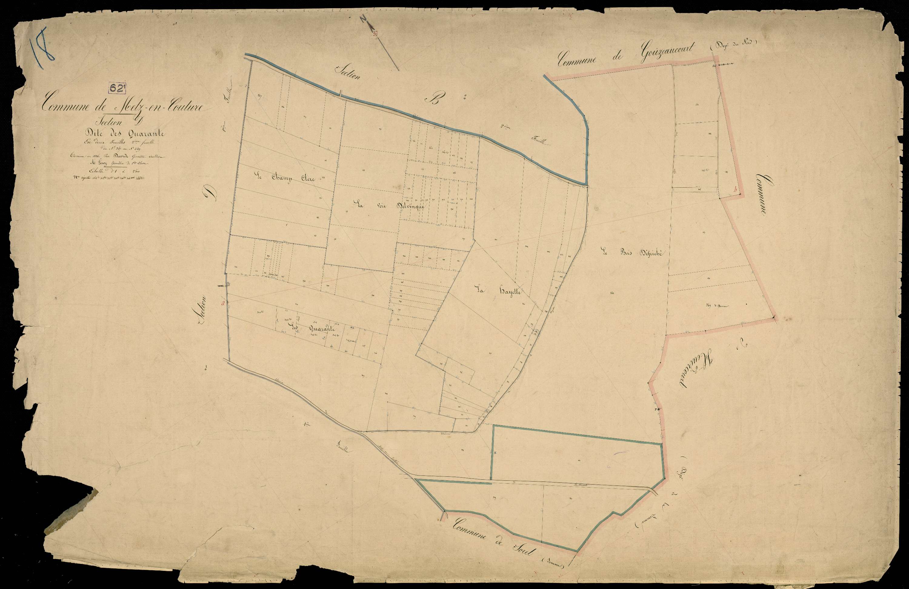 Metz-en-Couture - Section D, 2e feuille