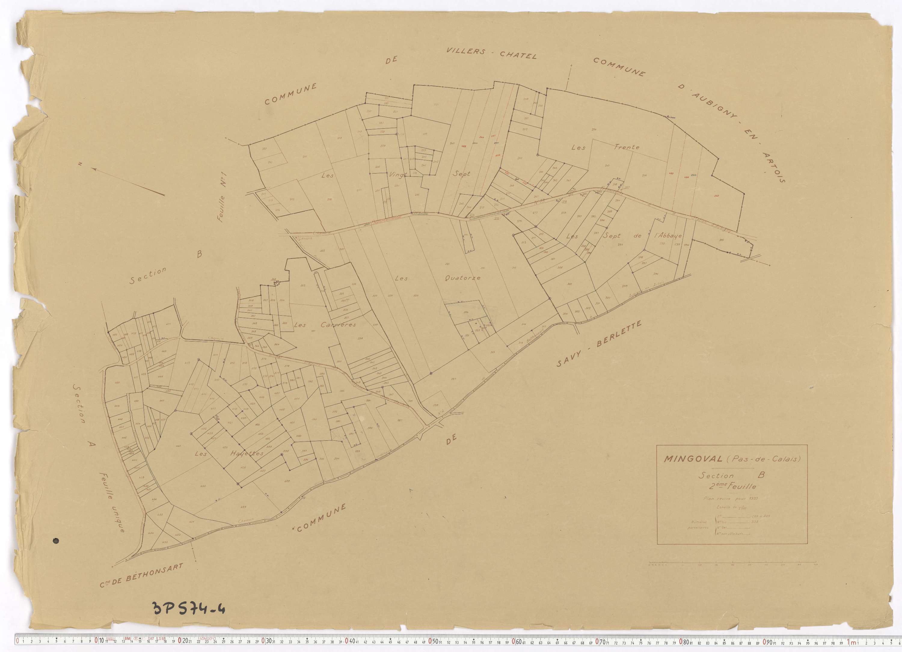 Mingoval - Section B, feuille 2.