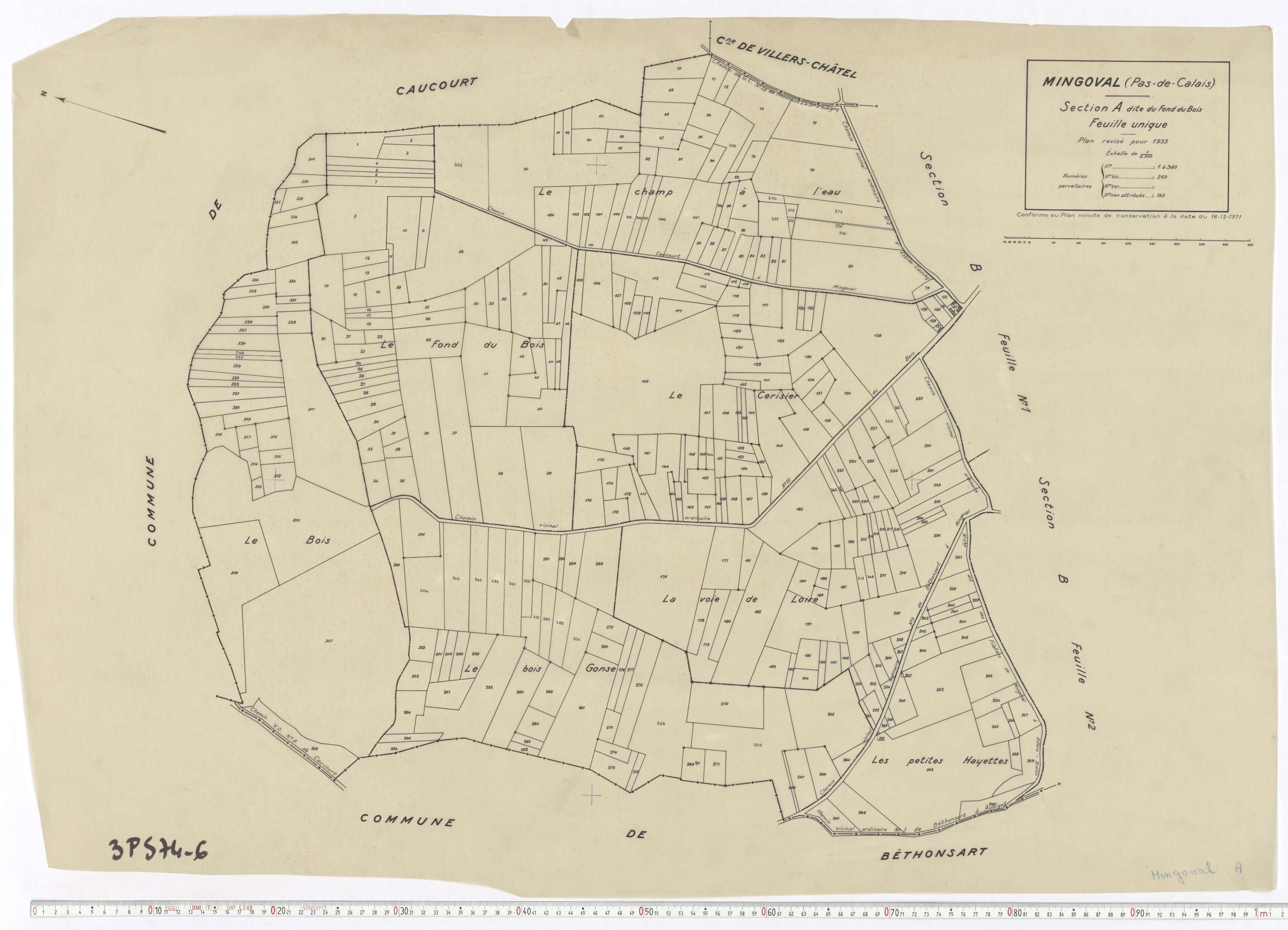 Mingoval - Section A.