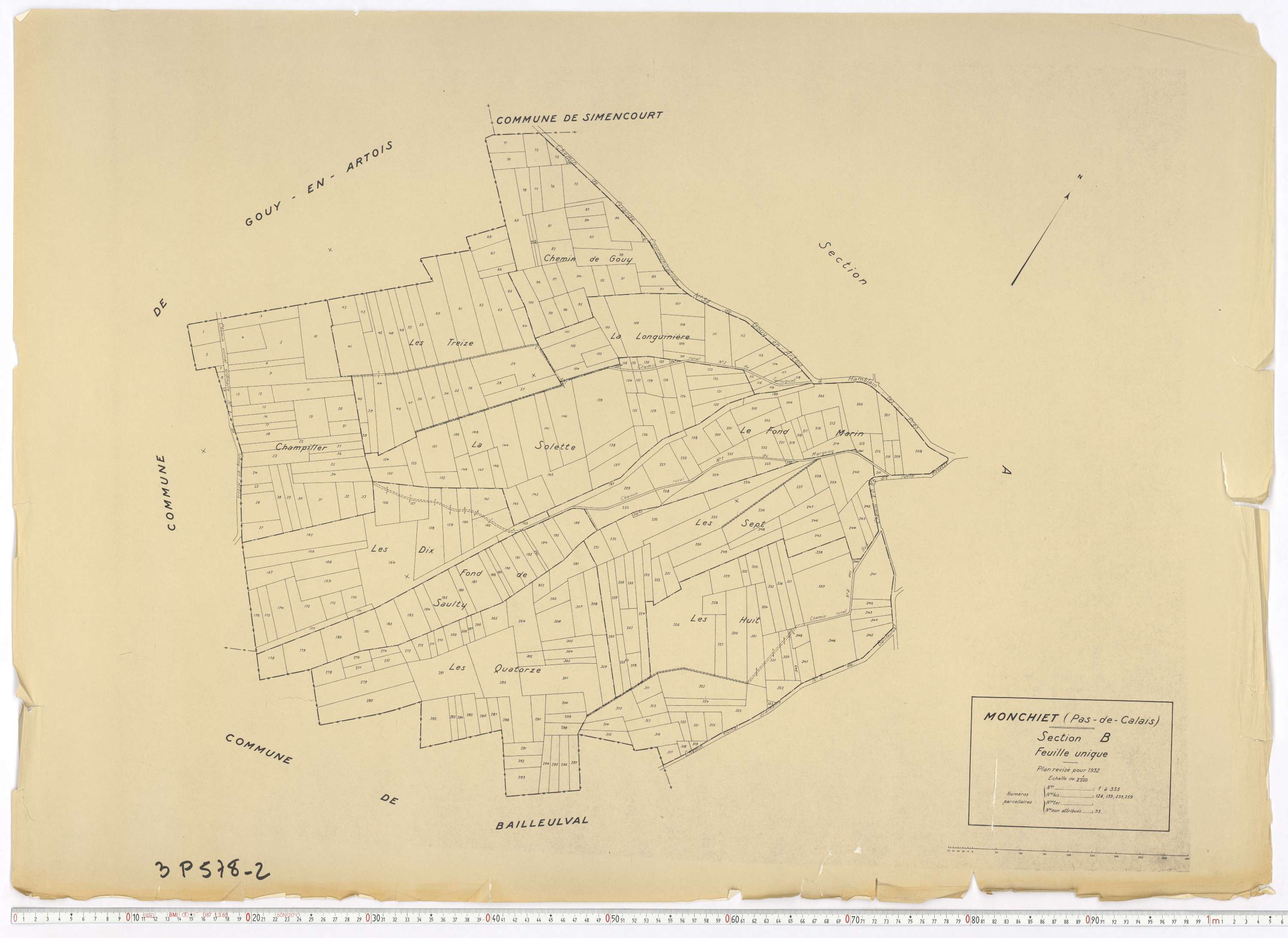 Monchiet - Section B.