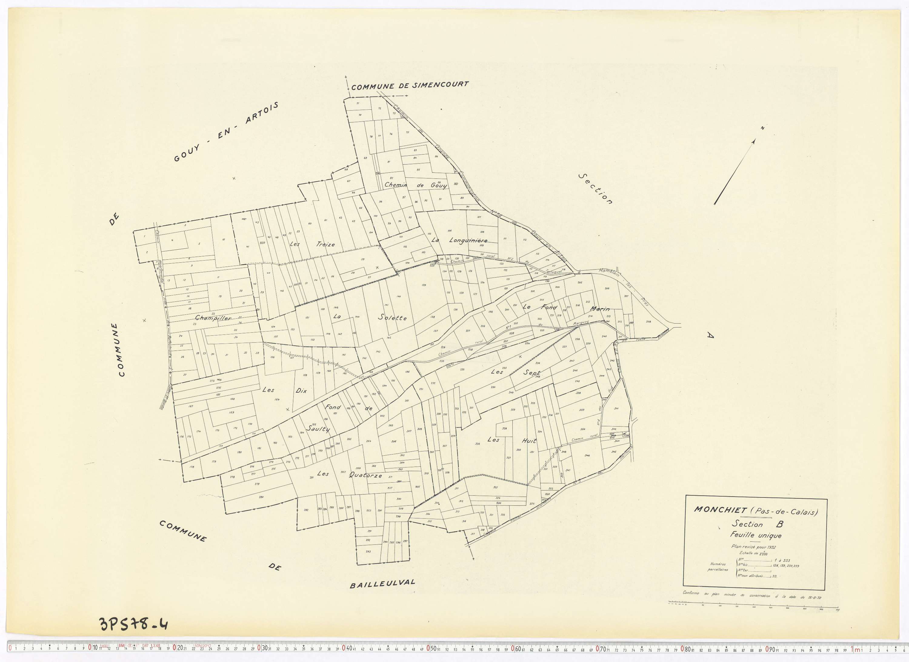 Monchiet - Section B.