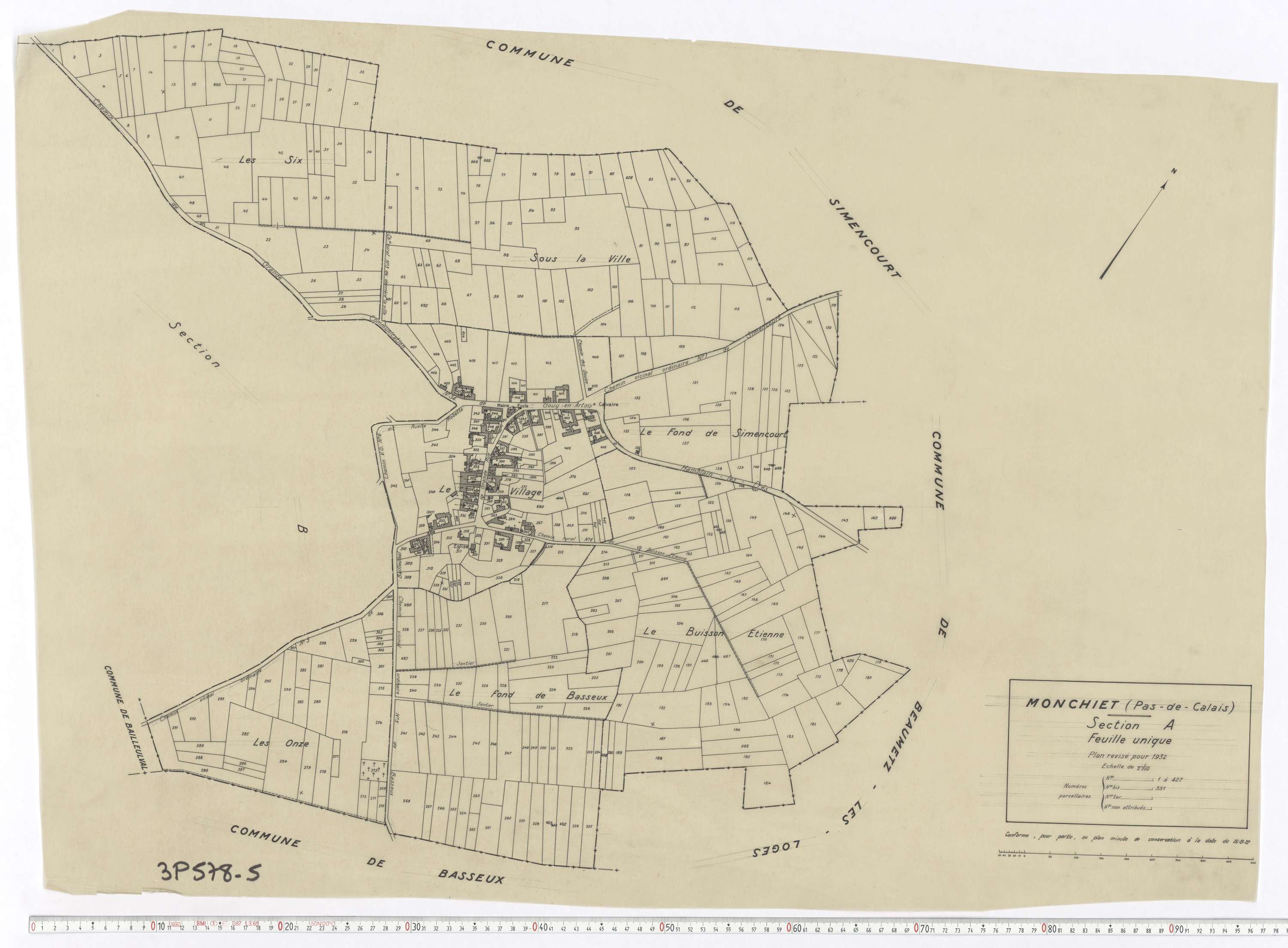 Monchiet - Section A.