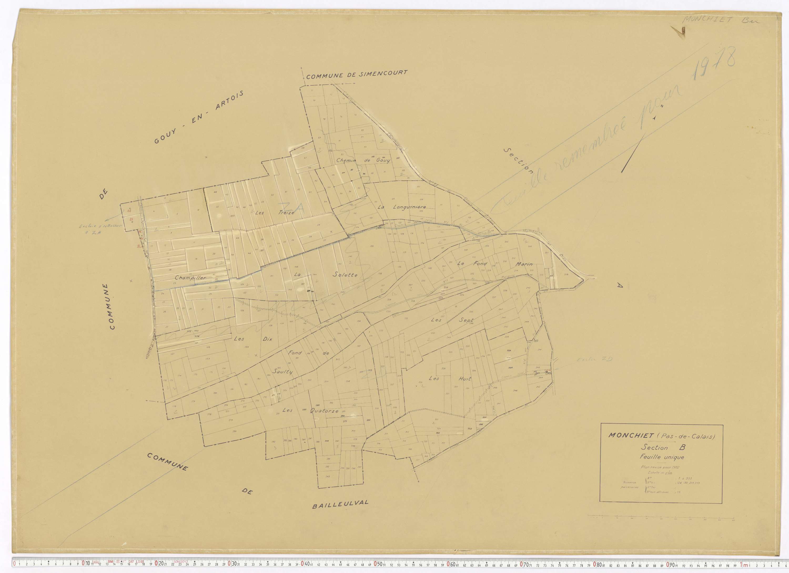 Monchiet - Section B.