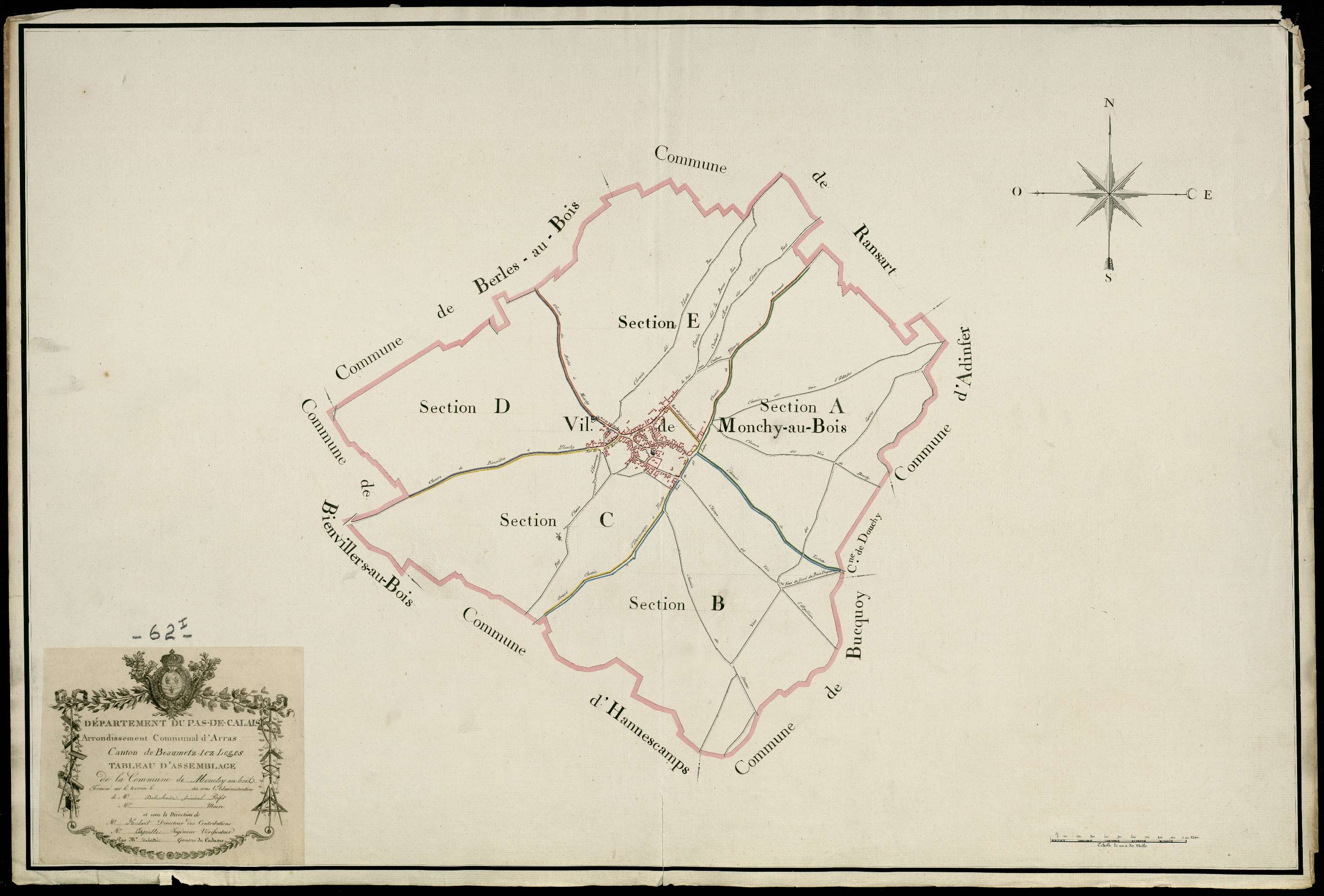 Monchy-au-Bois - Tableau d'assemblage