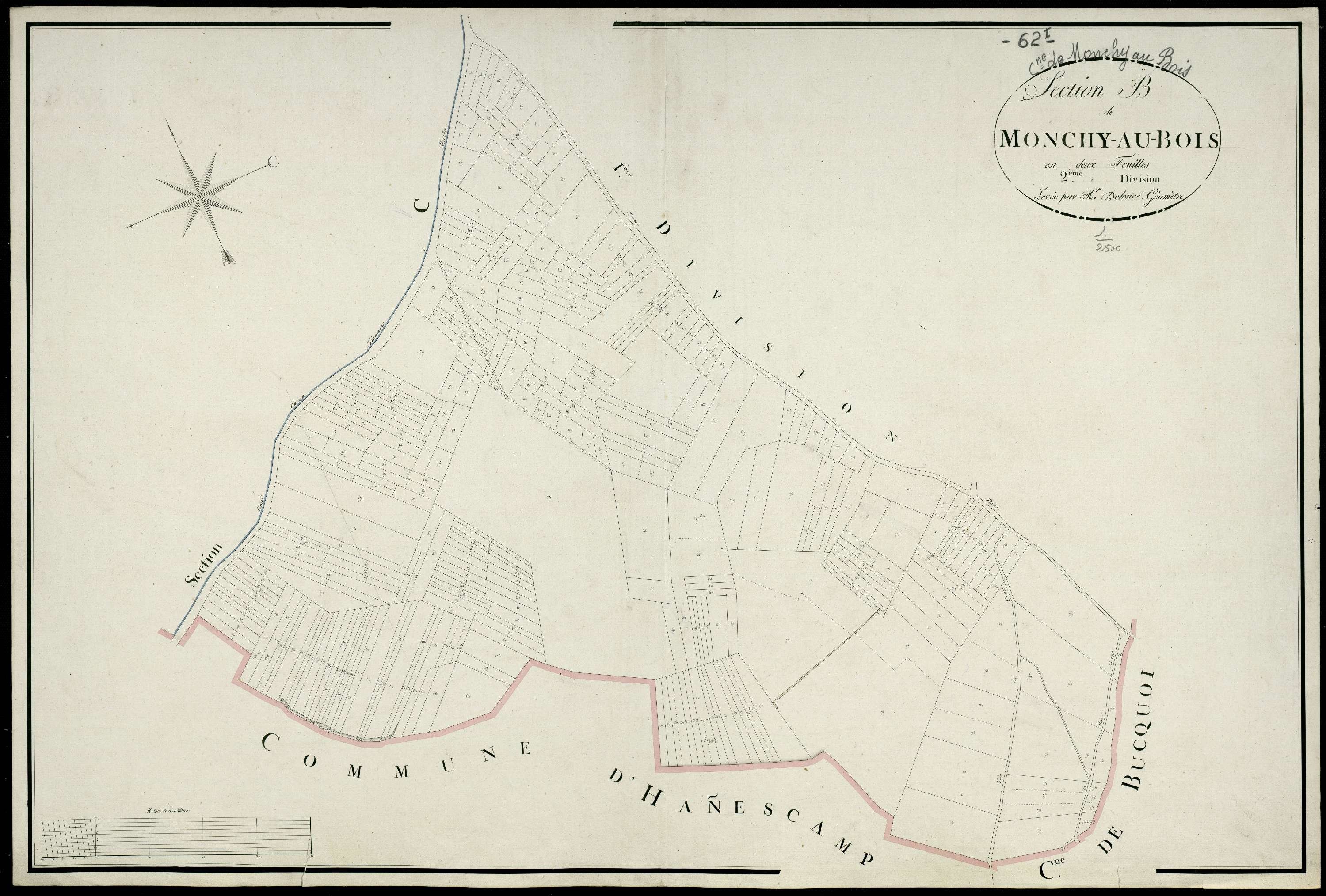 Monchy-au-Bois - Section B, 2e feuille