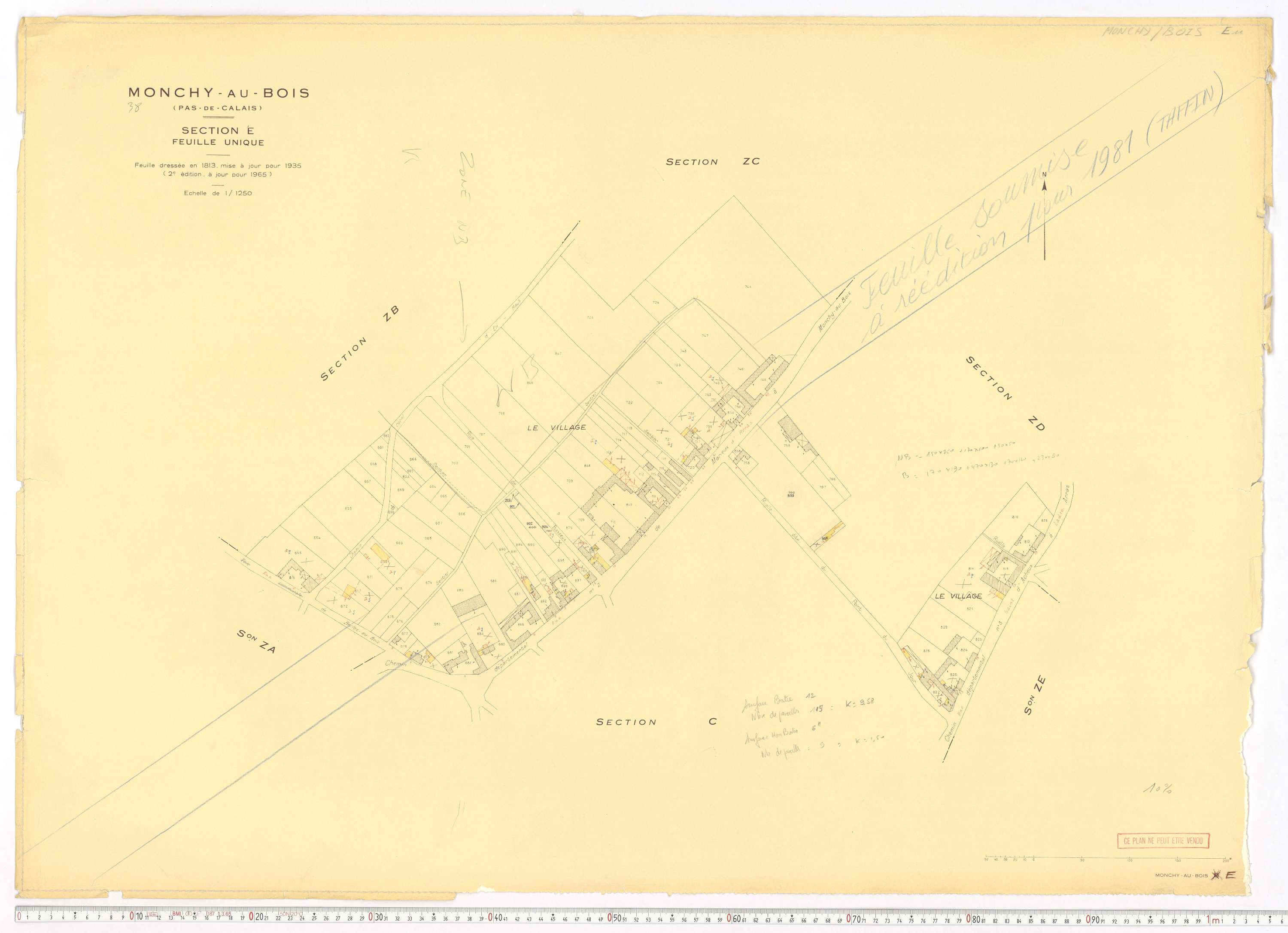 Monchy-au-Bois - Section E.