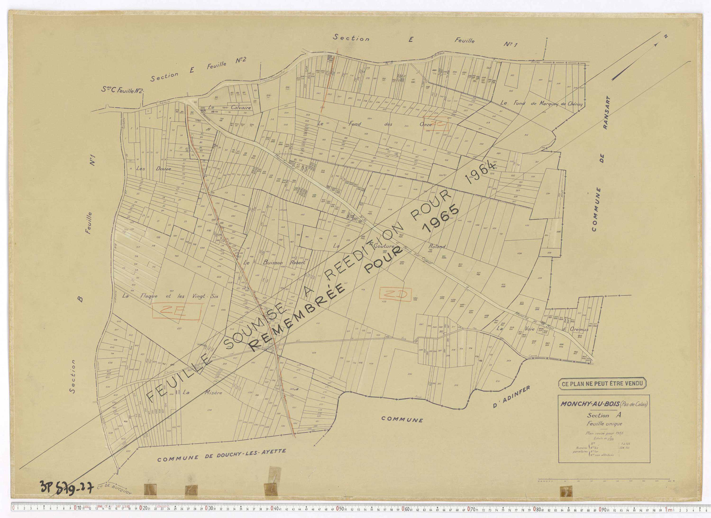 Monchy-au-Bois - Section A.