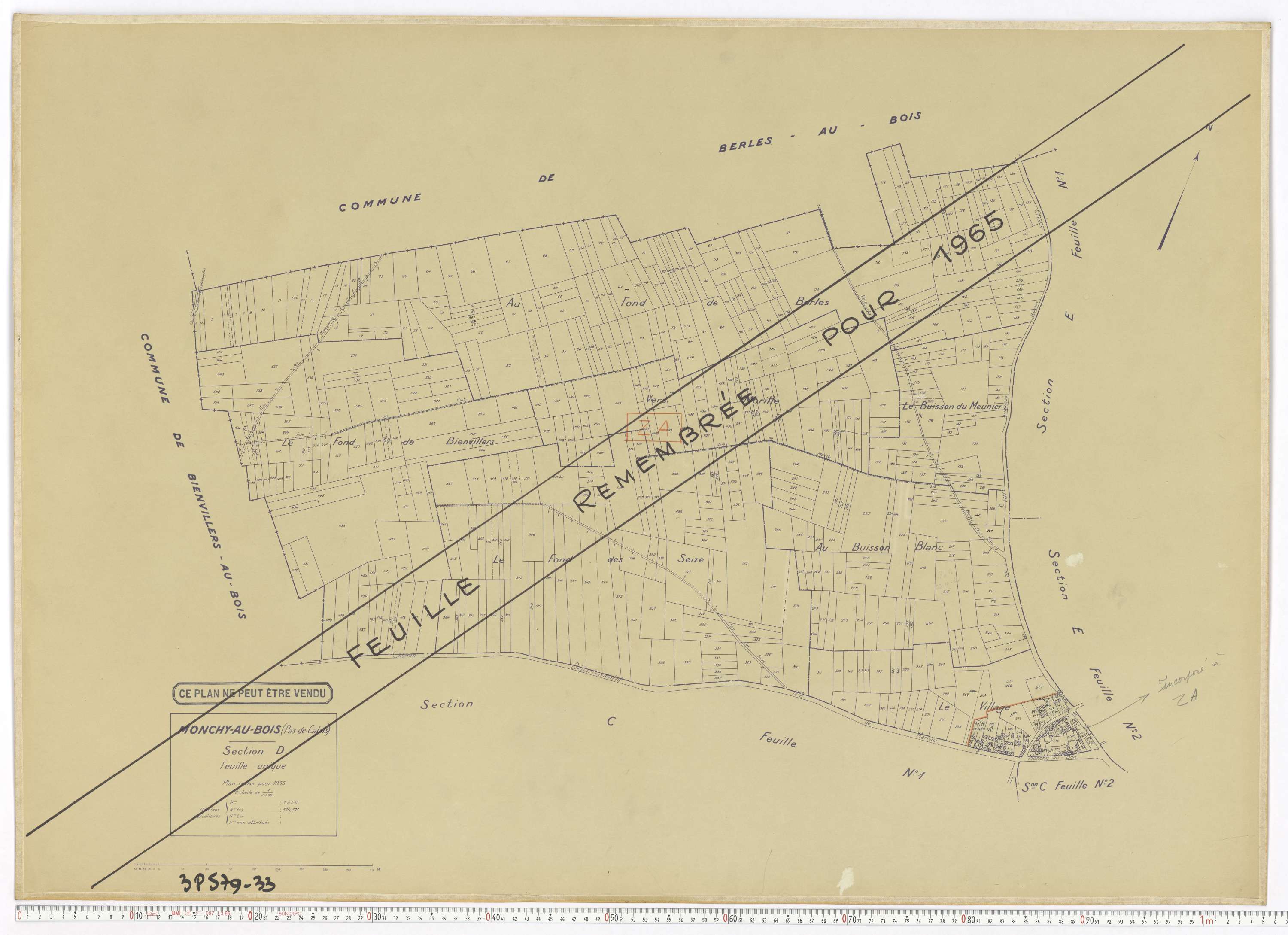 Monchy-au-Bois - Section D.