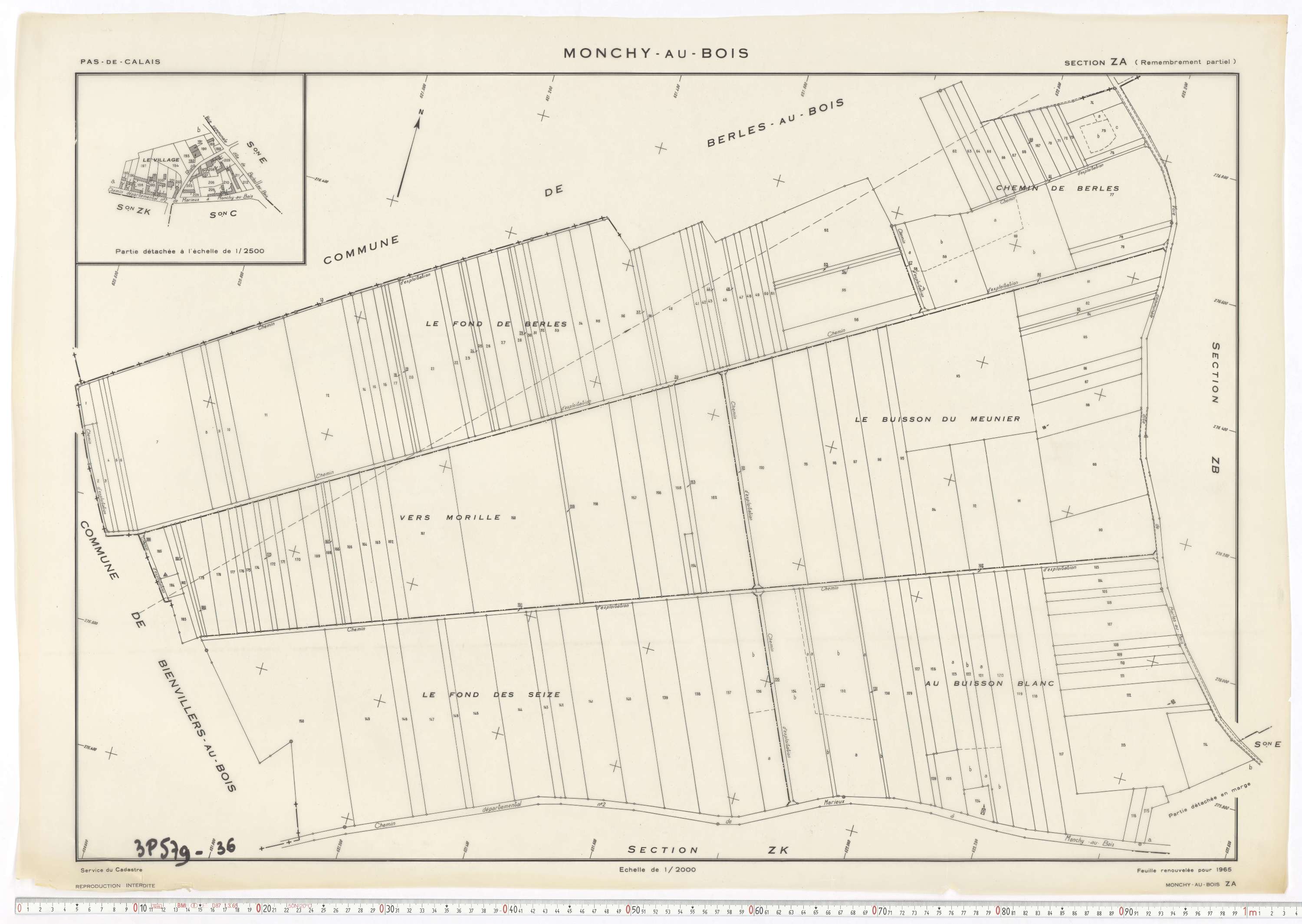 Monchy-au-Bois - Section ZA.