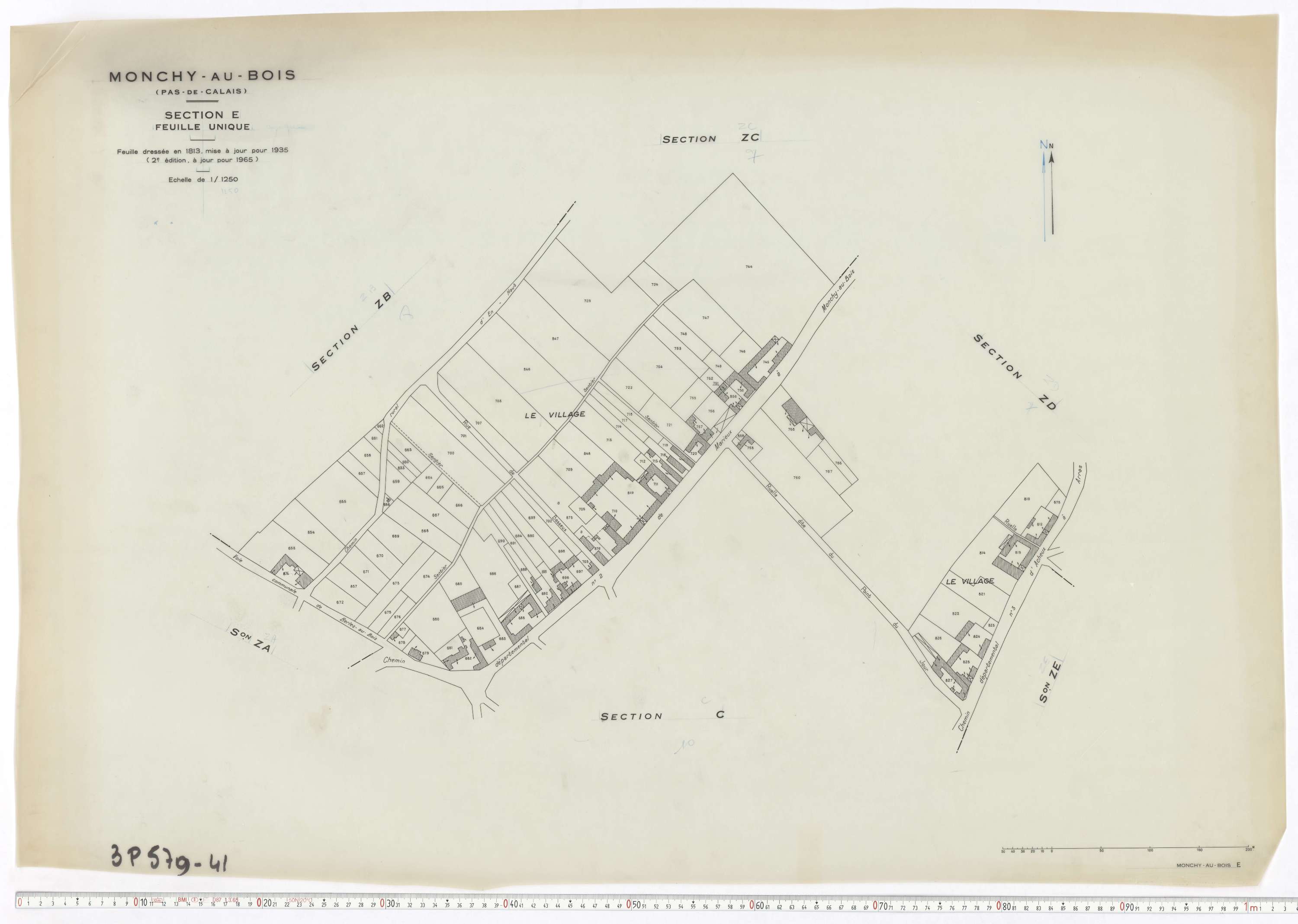 Monchy-au-Bois - Section E.
