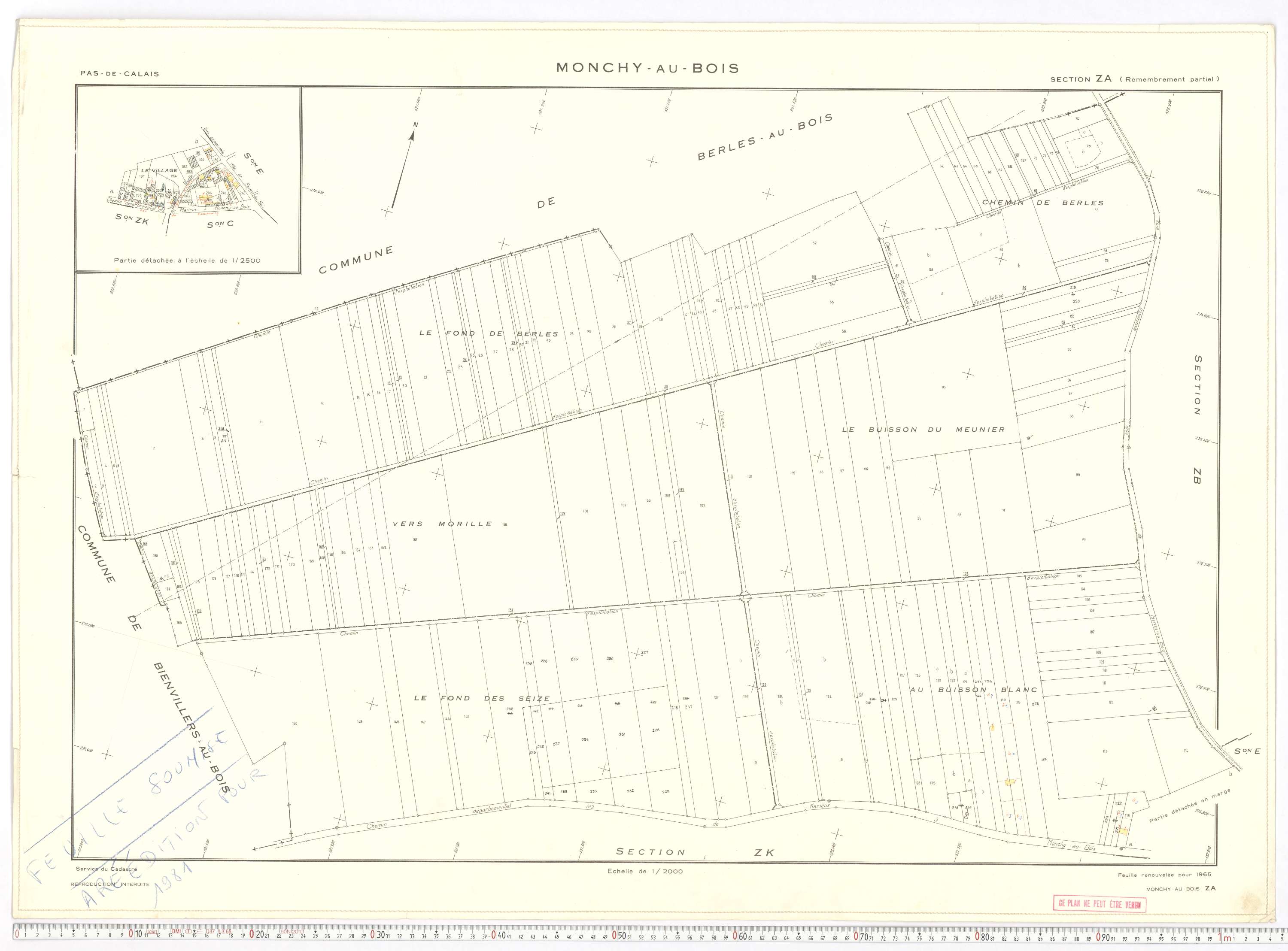 Monchy-au-Bois - Section ZA.