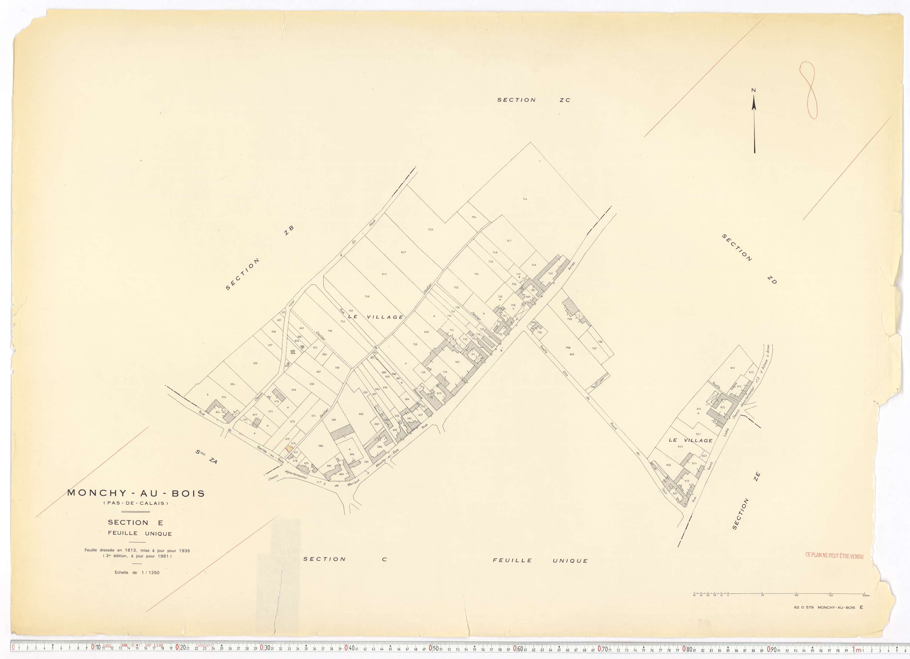 Monchy-au-Bois - Section E.