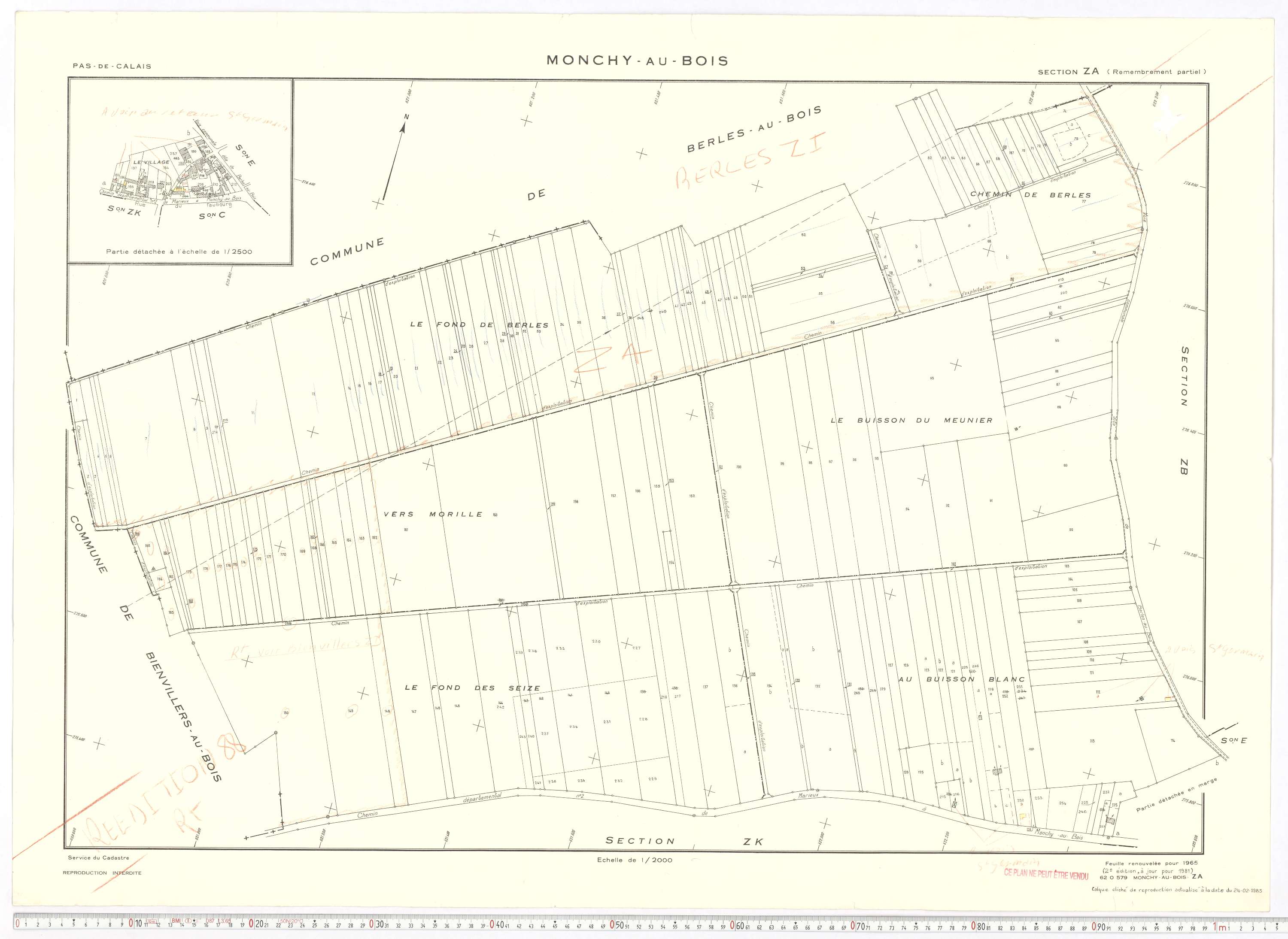 Monchy-au-Bois - Section ZA.