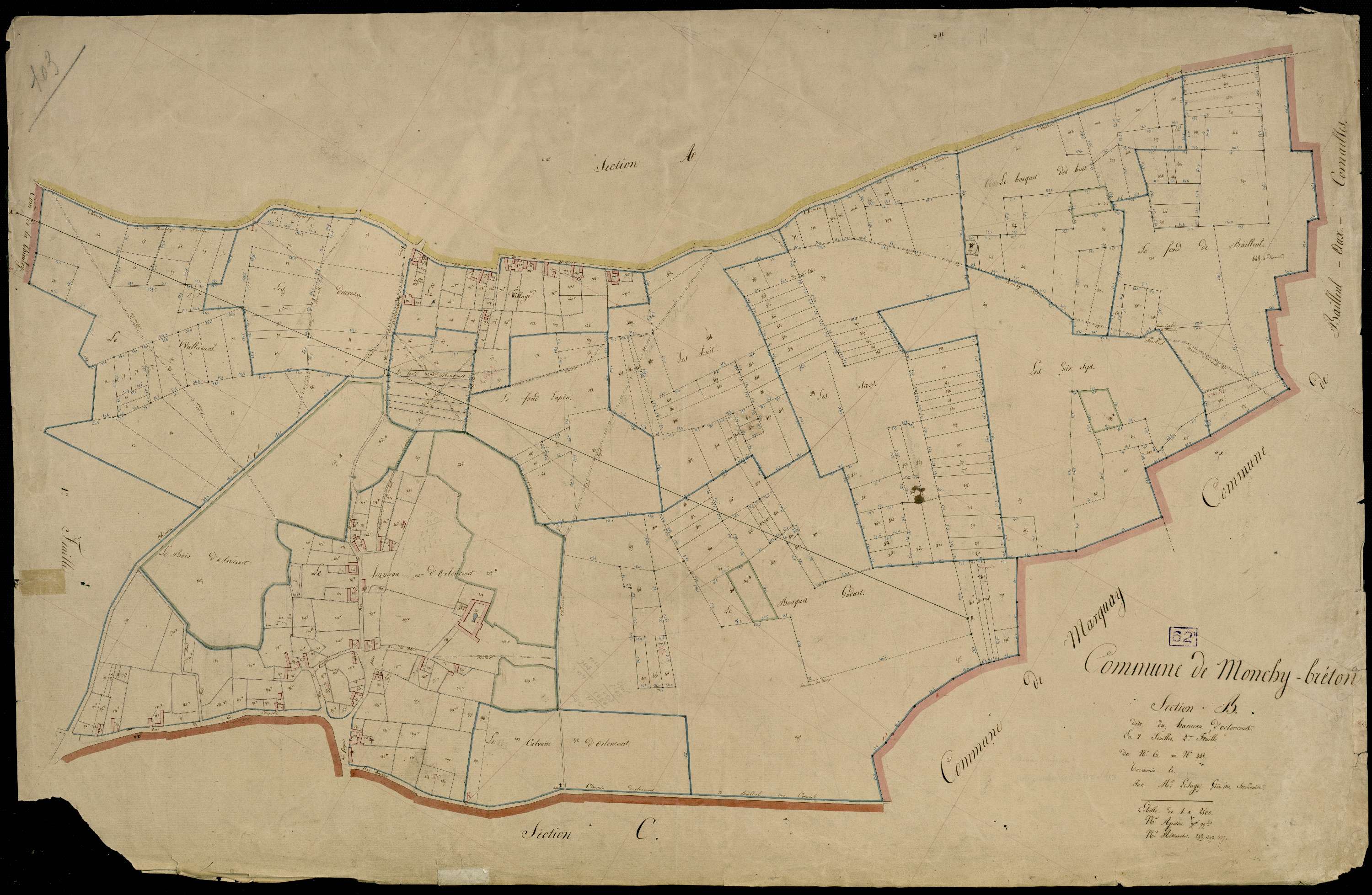 Monchy-Breton - Section B, 2e feuille