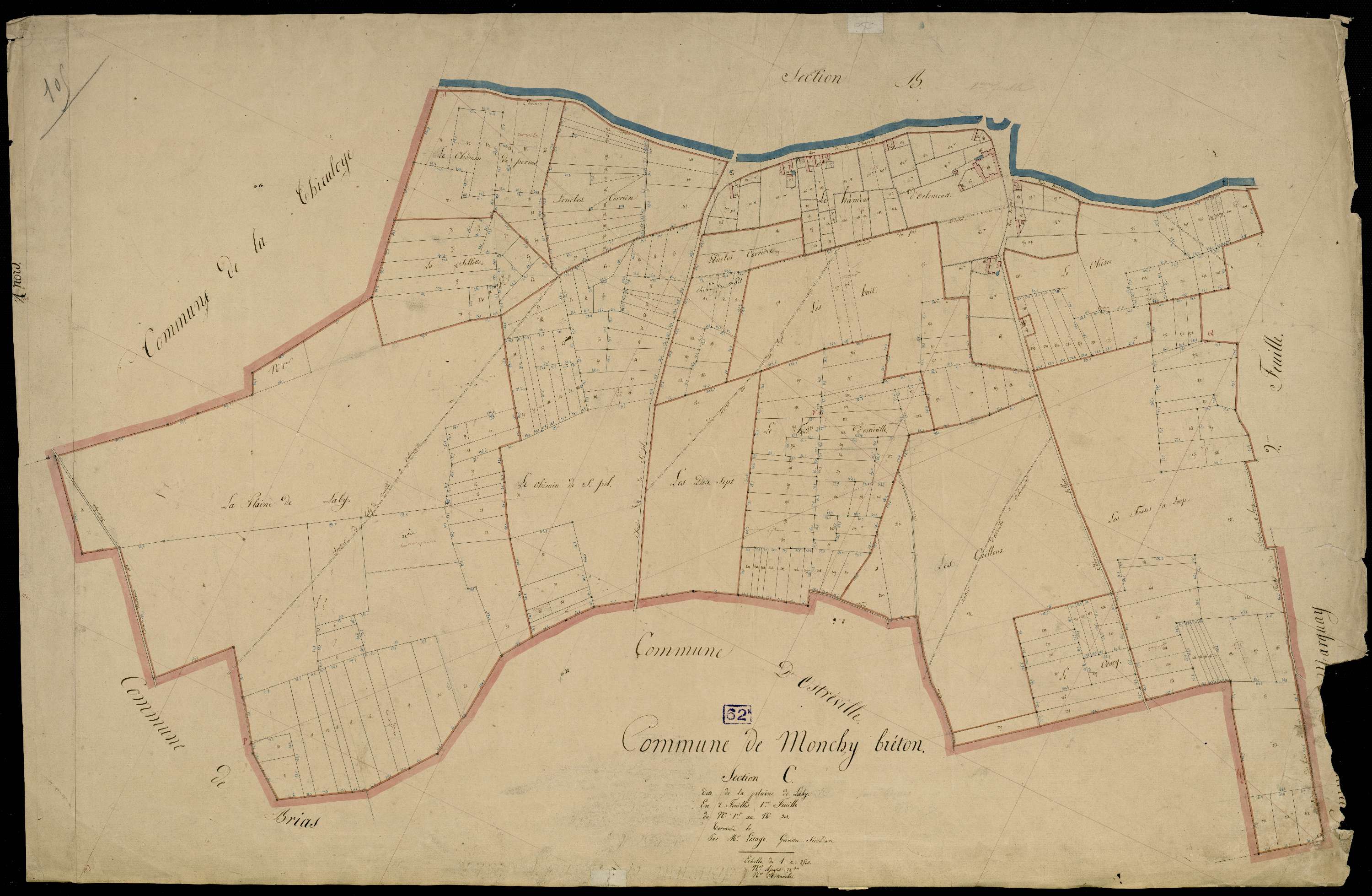 Monchy-Breton - Section C, 1re feuille