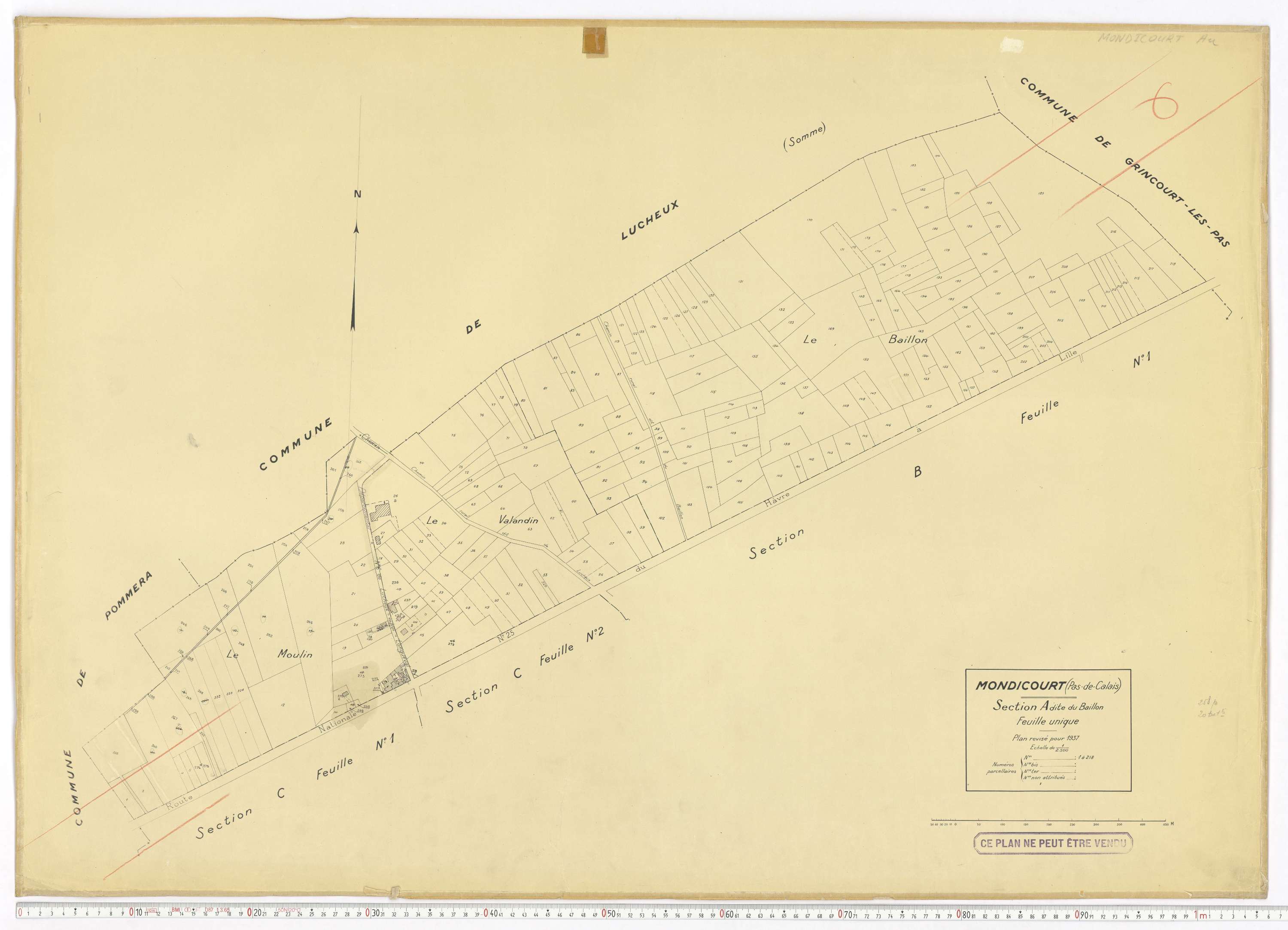 Mondicourt - Section A.