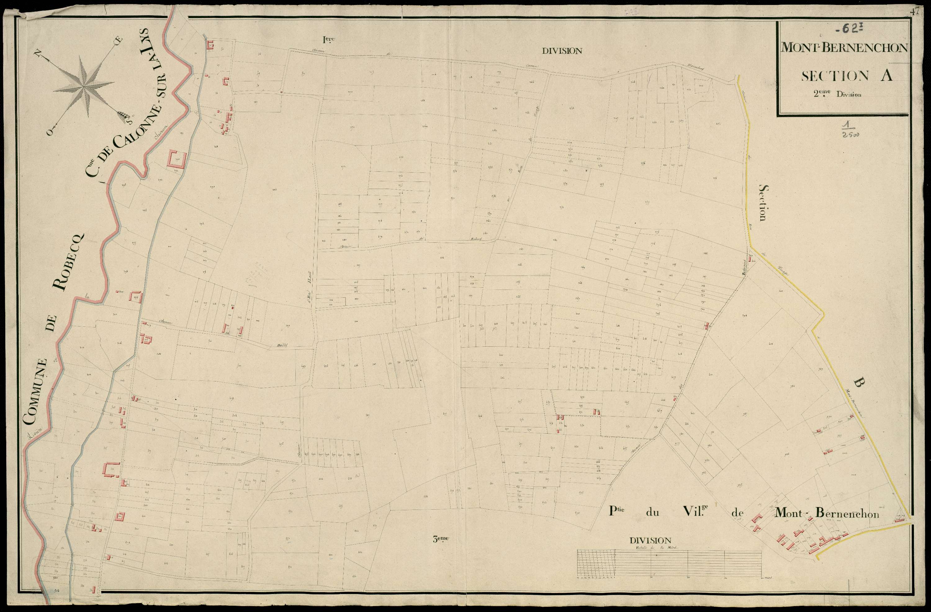 Mont-Bernanchon - Section A, 2e feuille