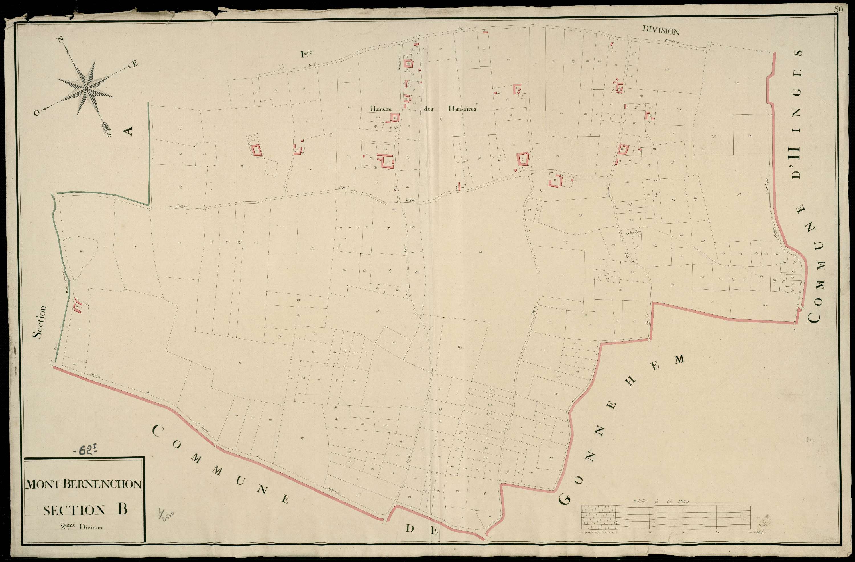 Mont-Bernanchon - Section B, 2e feuille