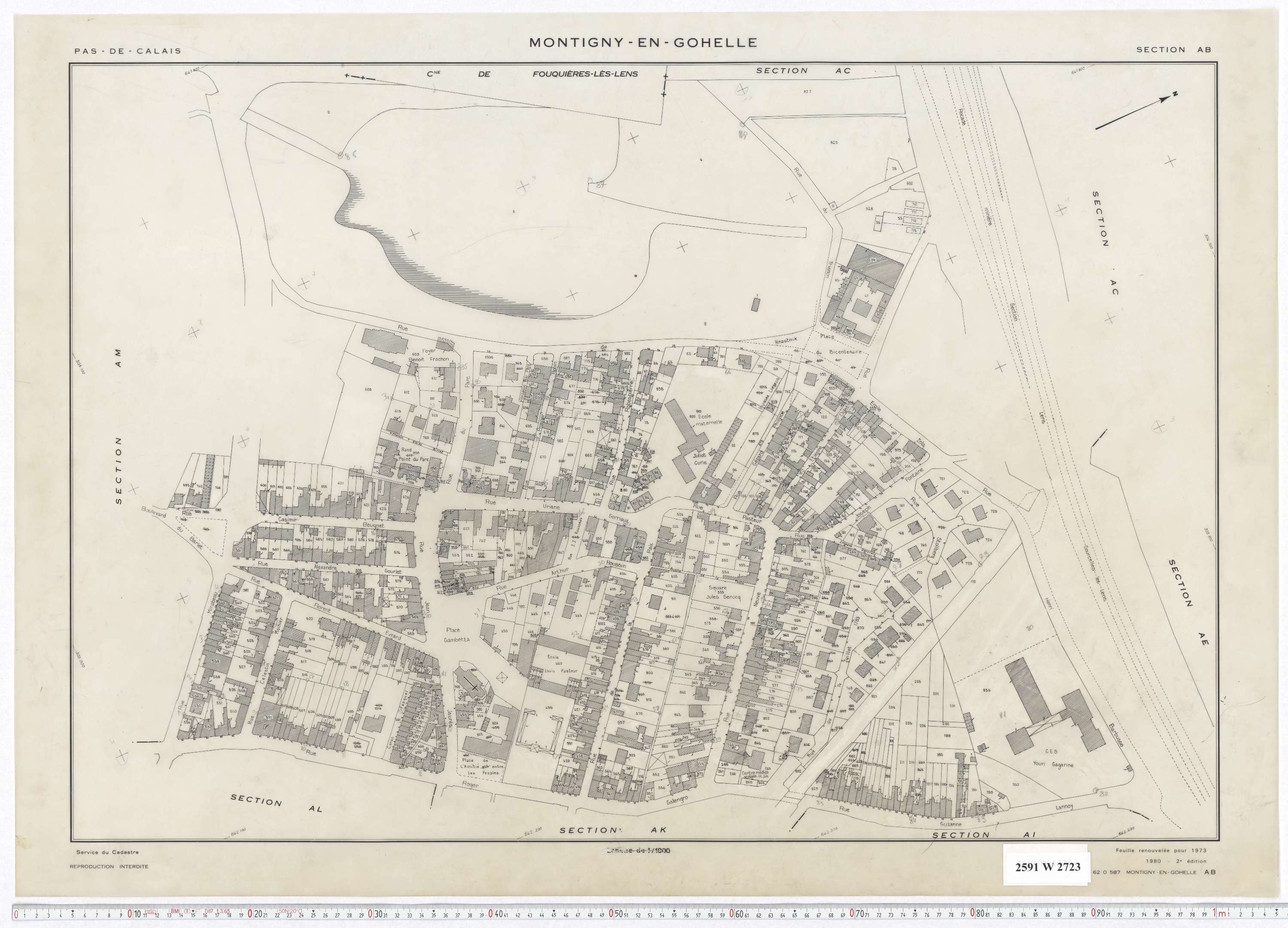 Montigny-en-Gohelle - Section AB.