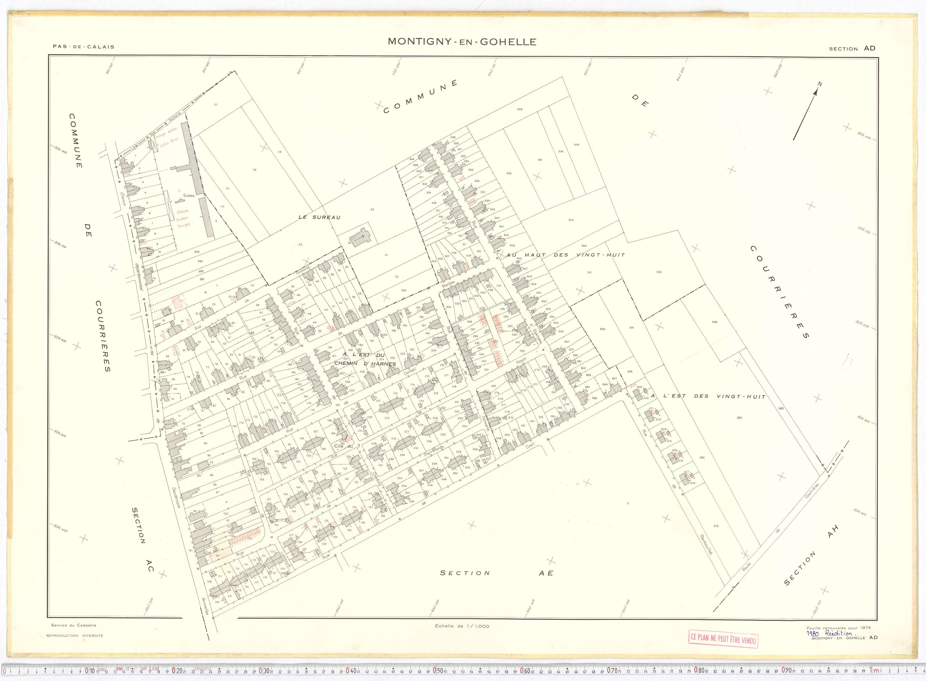 Montigny-en-Gohelle - Section AD.