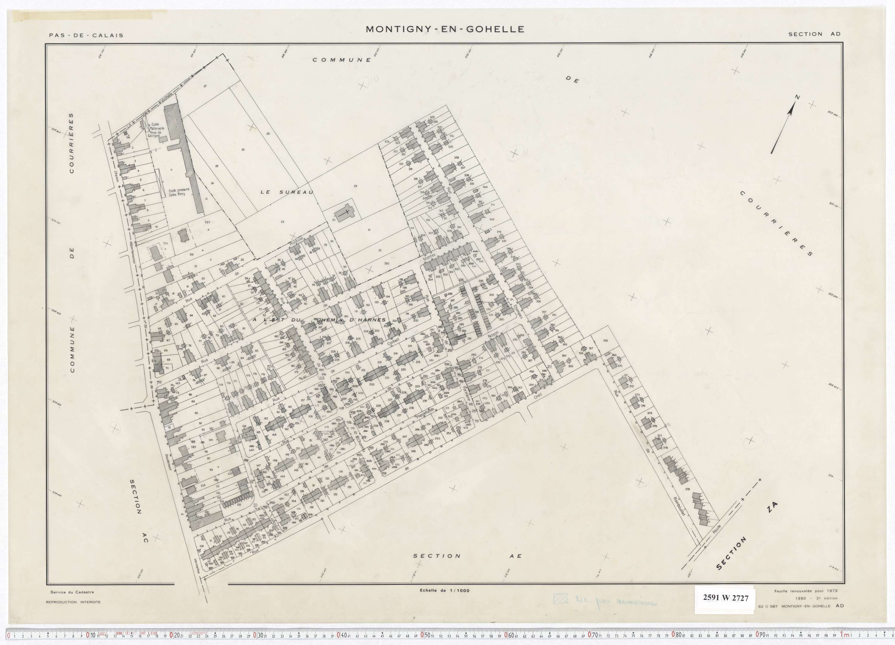 Montigny-en-Gohelle - Section AD.