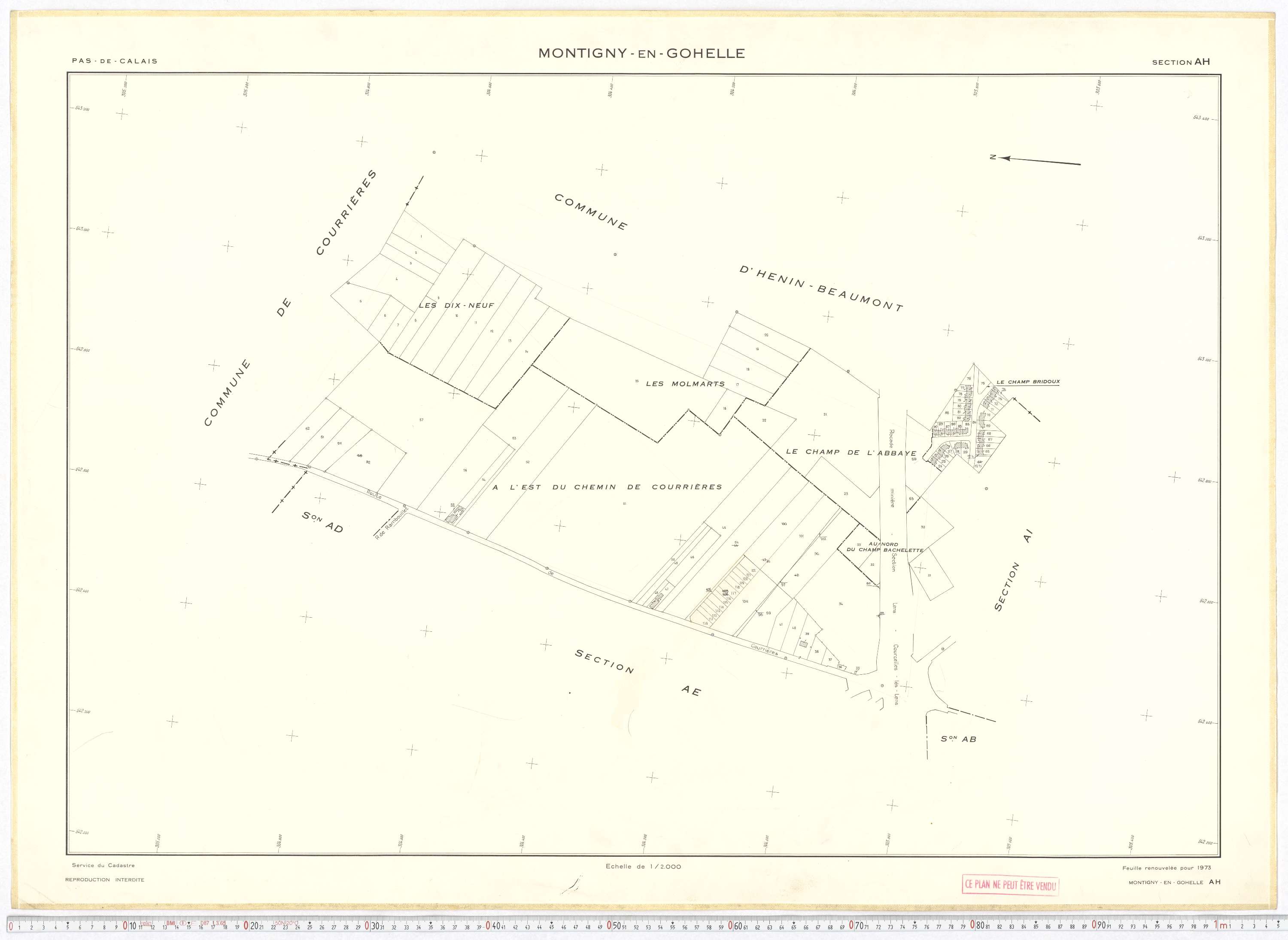 Montigny-en-Gohelle - Section AH.