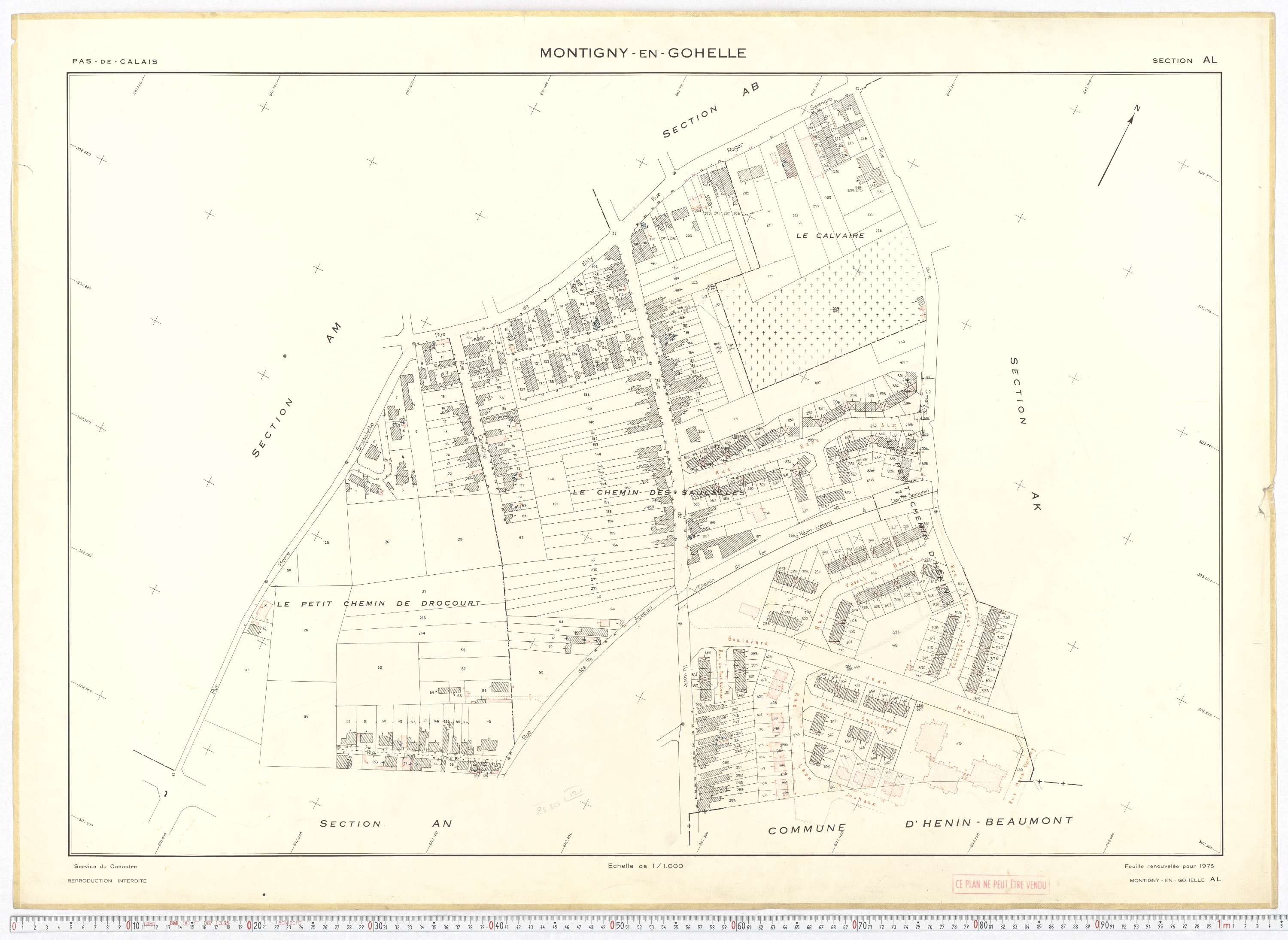 Montigny-en-Gohelle - Section AL.