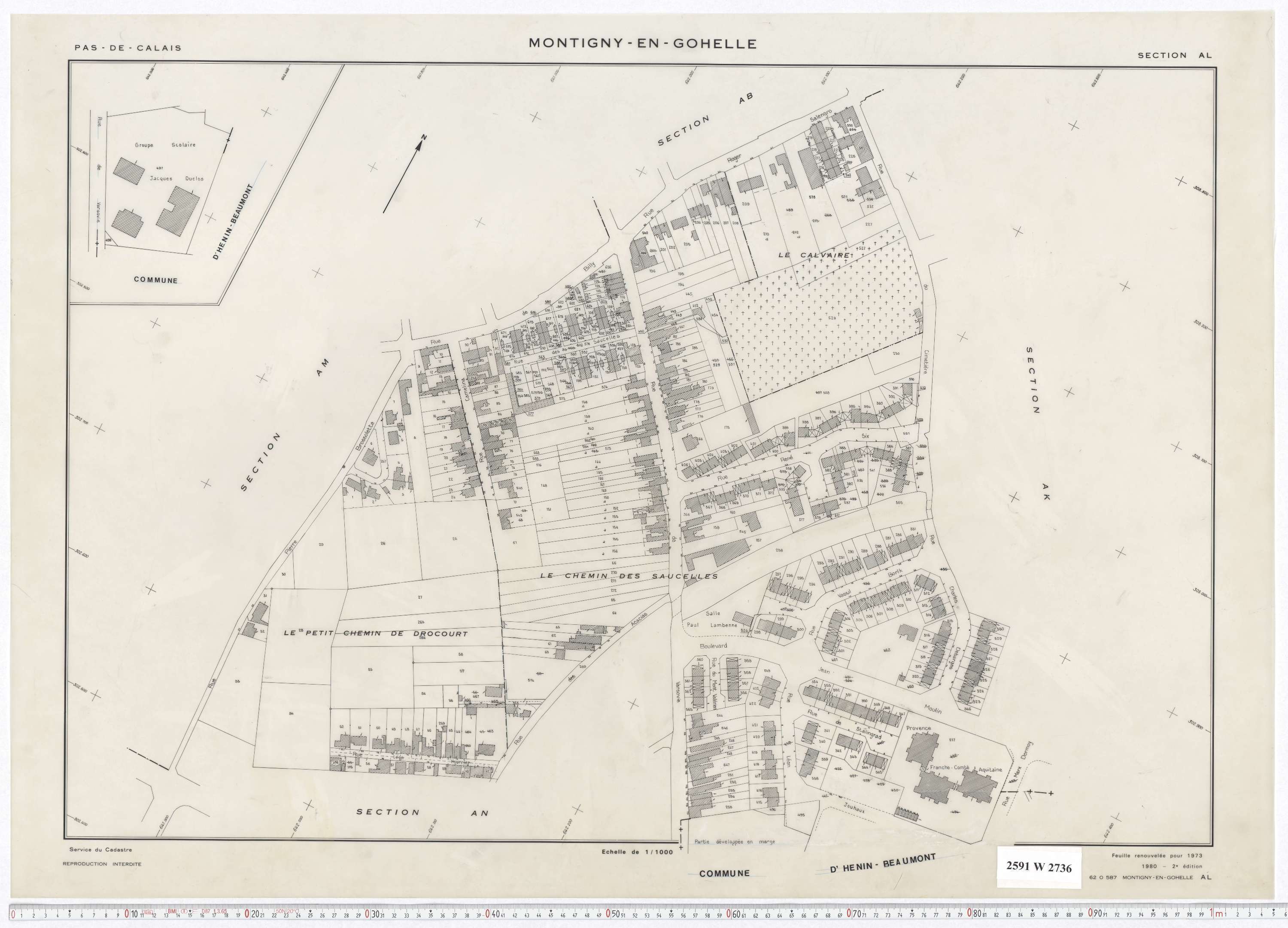 Montigny-en-Gohelle - Section AL.